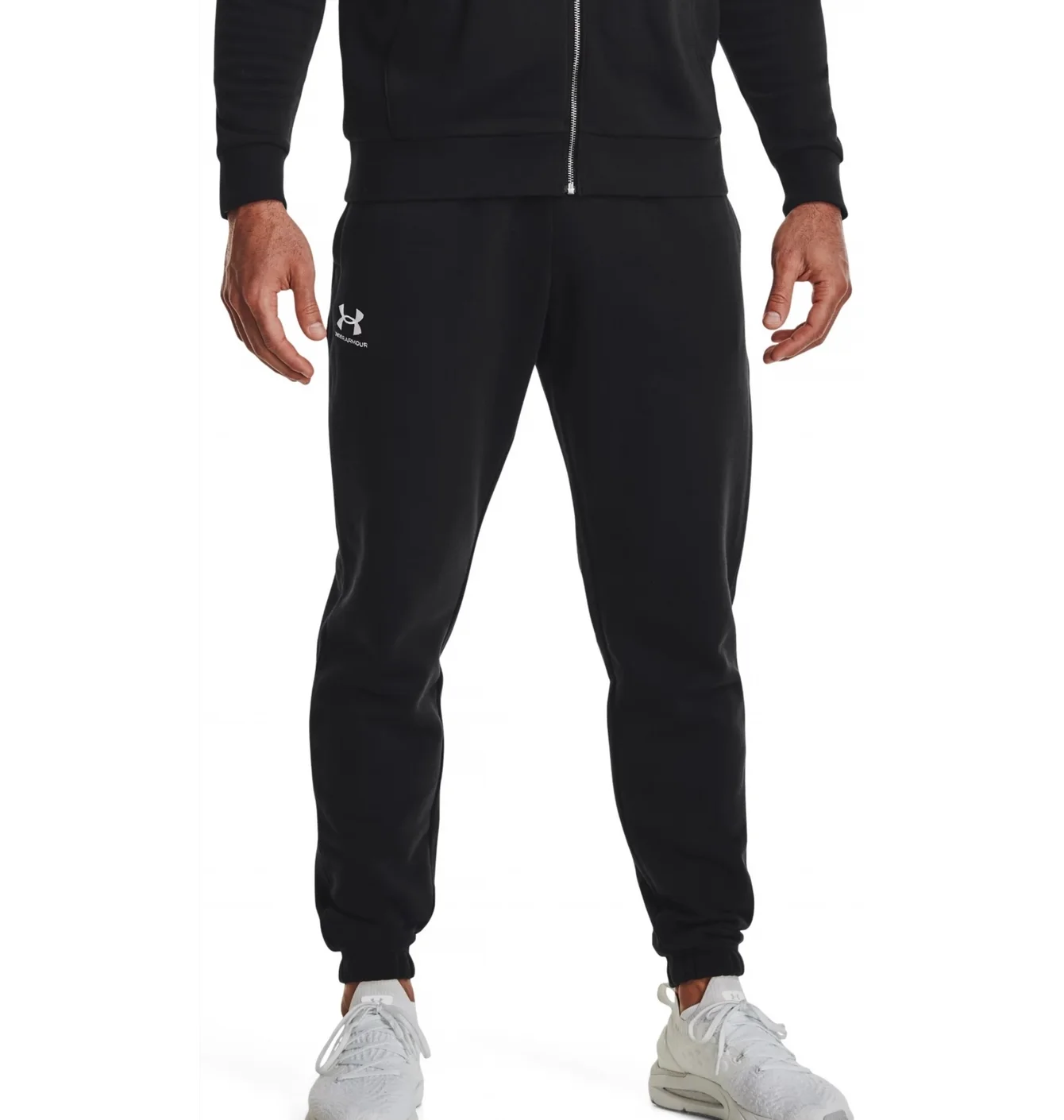 Штани чоловічі Under Armour Pants Ua Essential Fleece Jogger-Blk Black 1373882-001