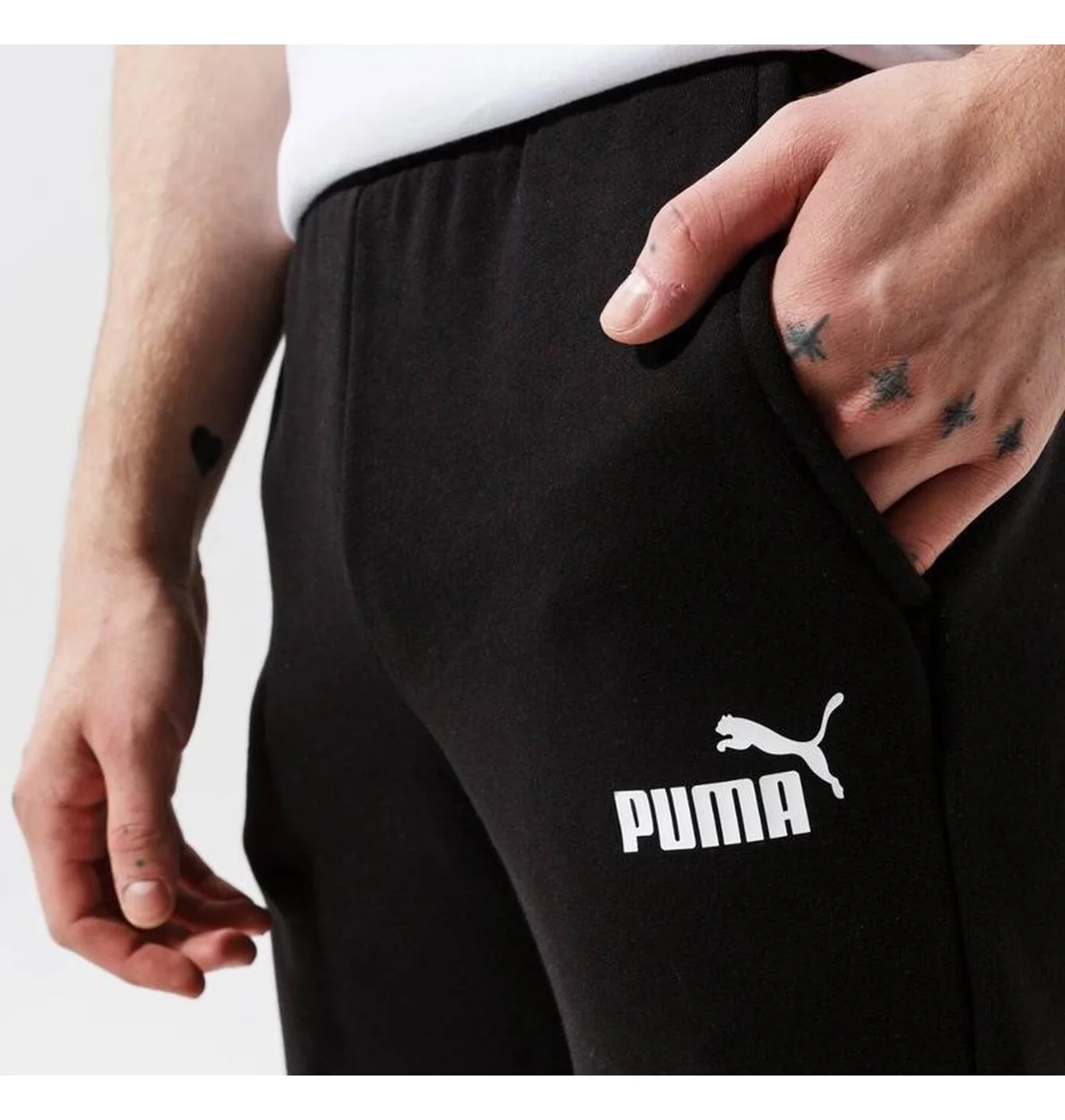 Штани чоловічі Puma Essentials Logo Pants Black 846820-01