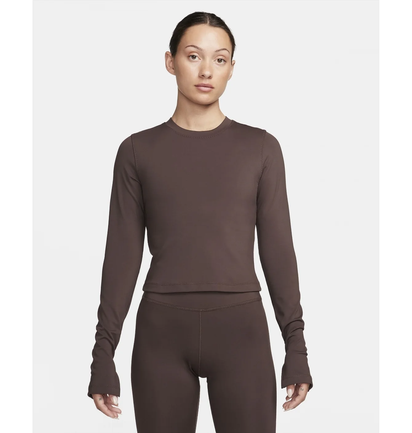 NIKE ONE FITTED DRI-FIT LONG-SLEEVE