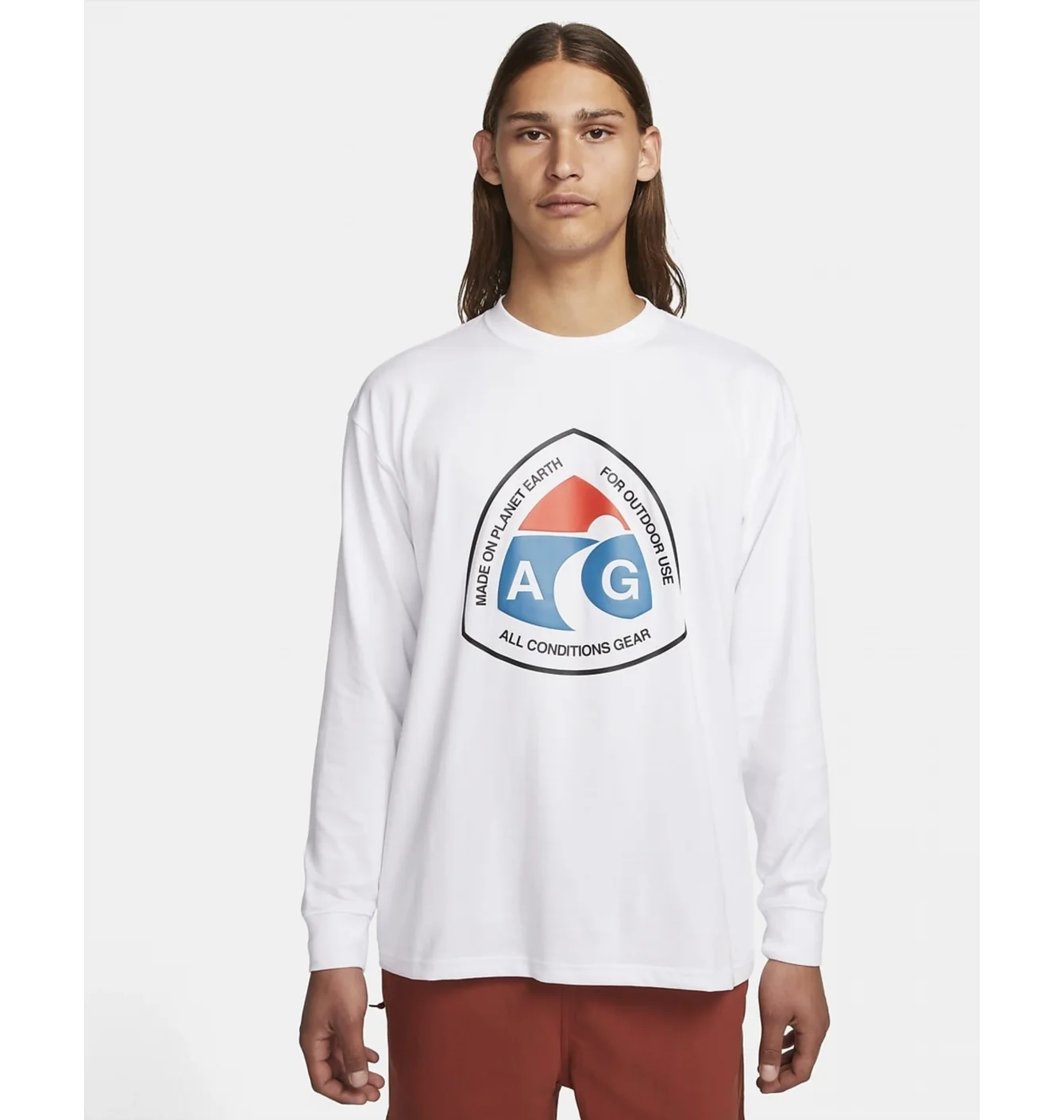 Лонгслив Nike Nrg Acg Long Sleeve Outdoor T-Shirt White