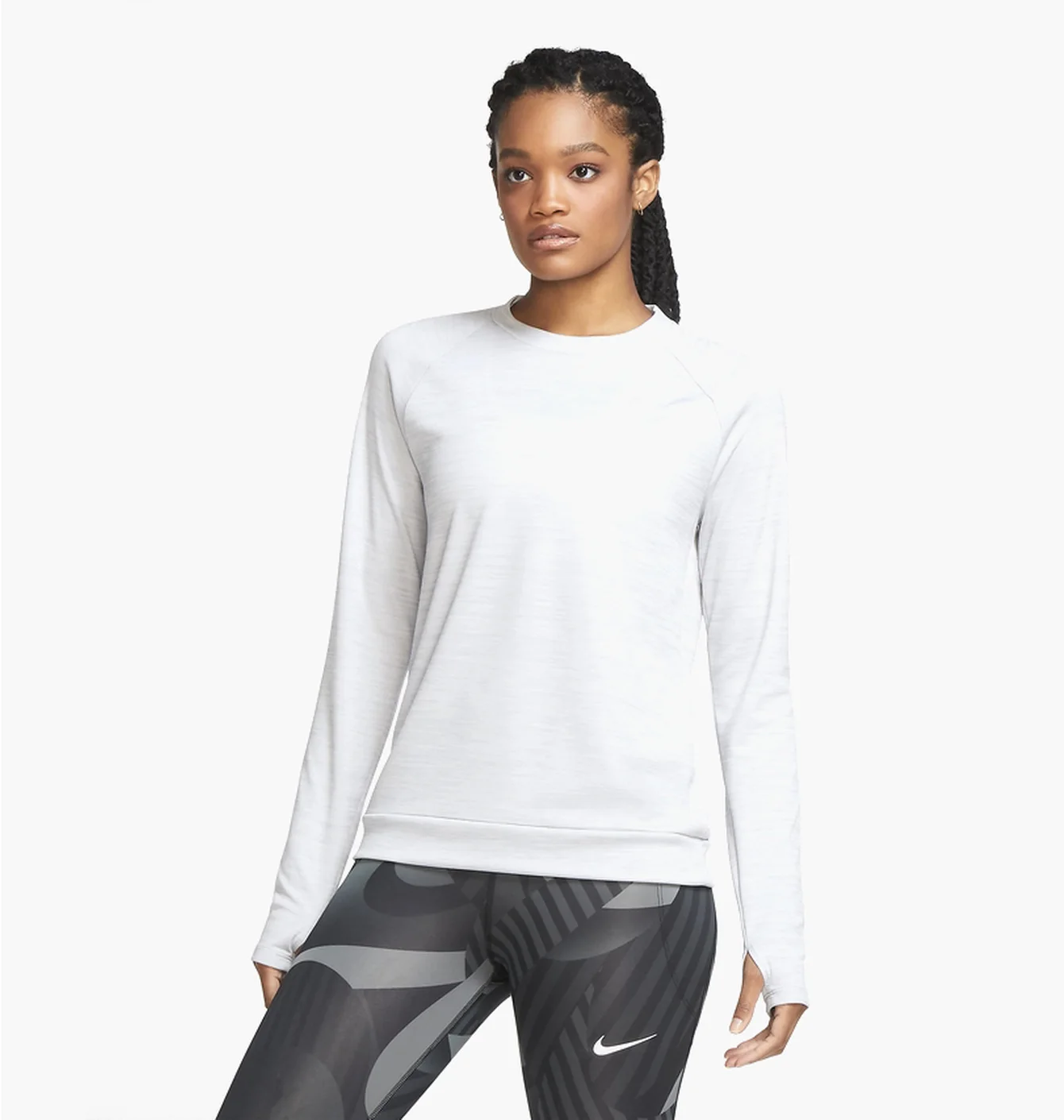Кофта жіноча Nike Womens Running Crew Grey CU3270-077