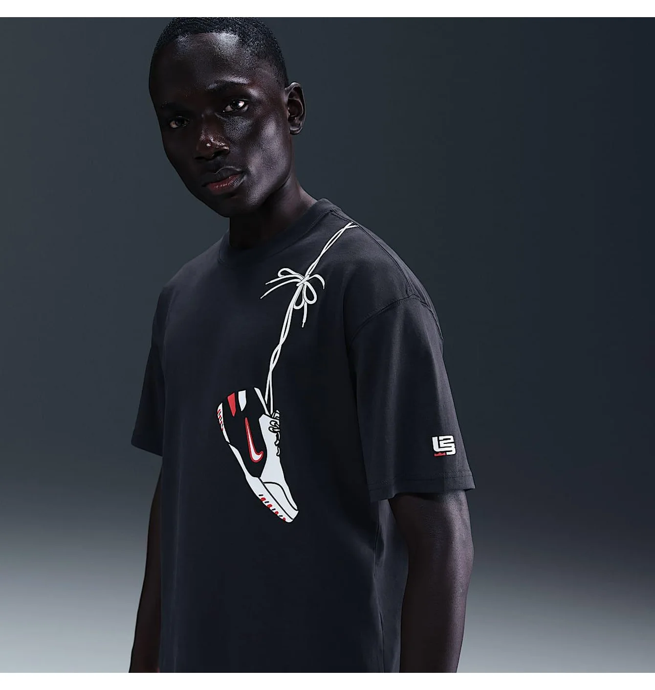 Футболка чоловіча Nike Lebron Grand Opening Basketball T-Shirt Black IH8544-045