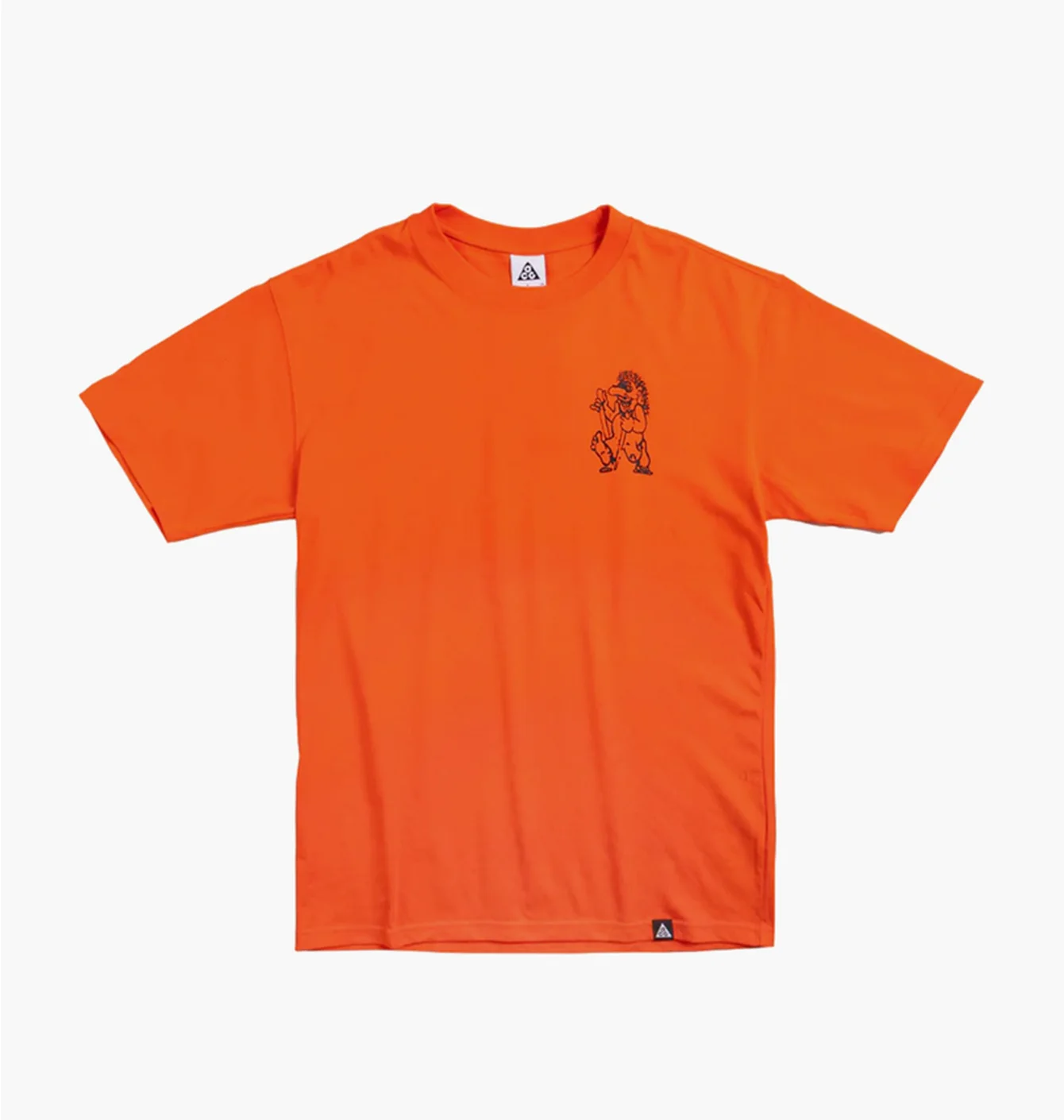 Nike ACG Short Sleeve Troll T Shirt оранжевая с тролем