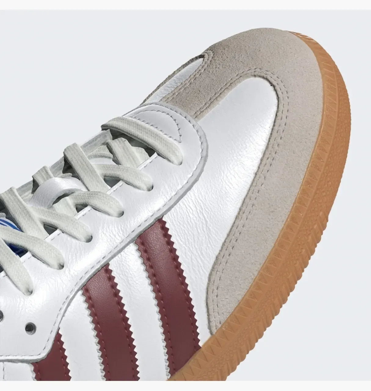 Кросівки жіночі Adidas Samba Og White Burgundy Gum (IF3813)