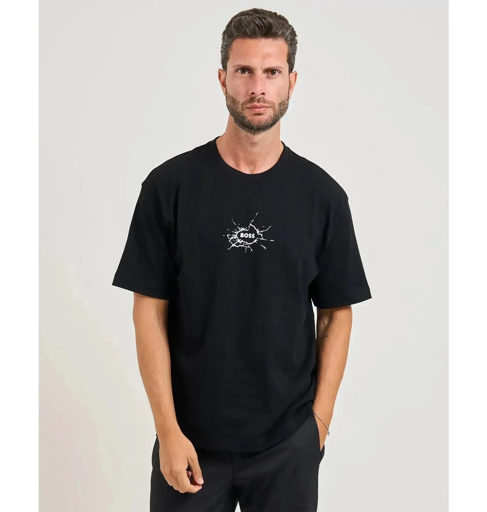 Футболка чоловіча Hugo Boss Te_Voyage Black (50546370-001)