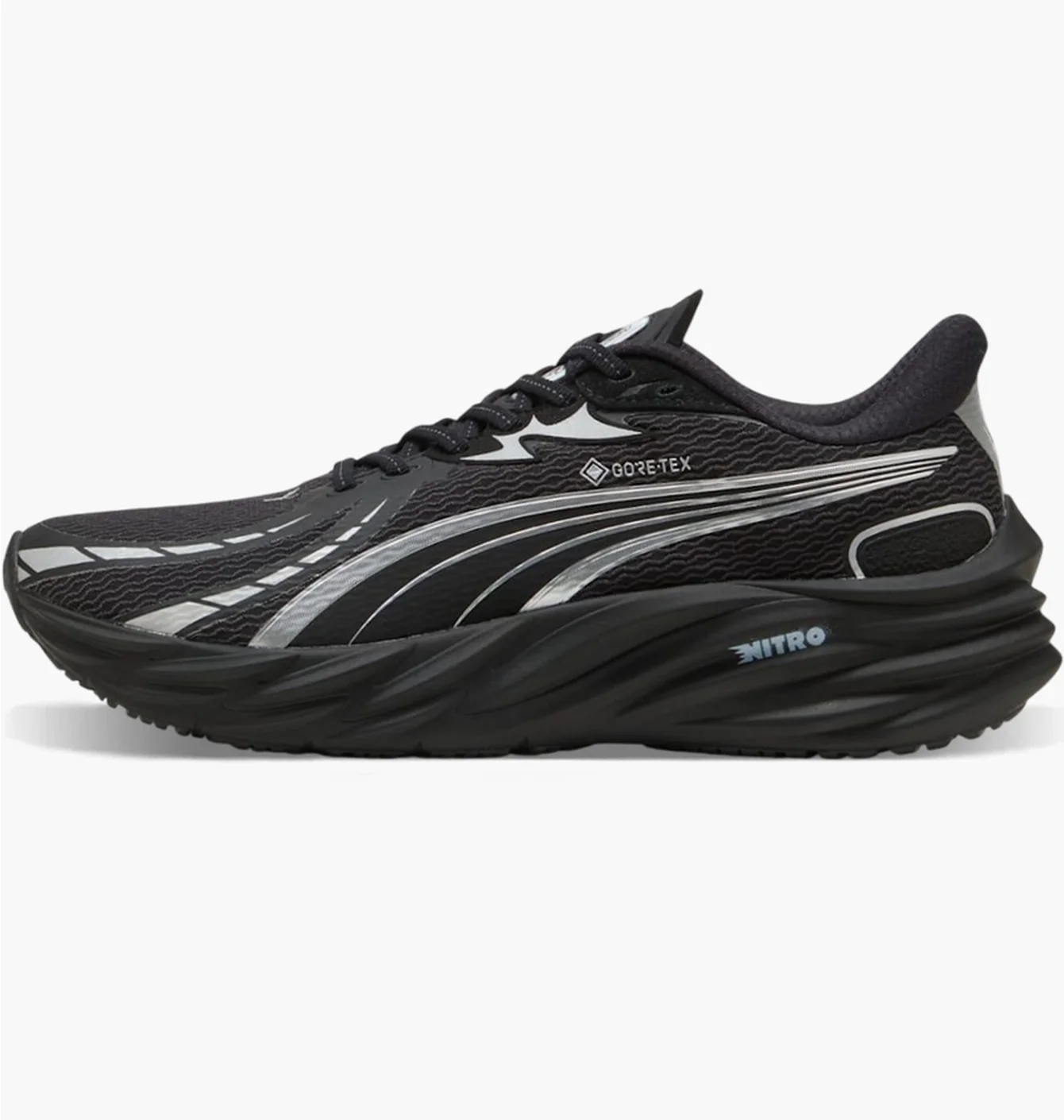 Кросівки чоловічі Puma Velocity Nitro 4 Gore-Tex Black/Metallic 311144-01