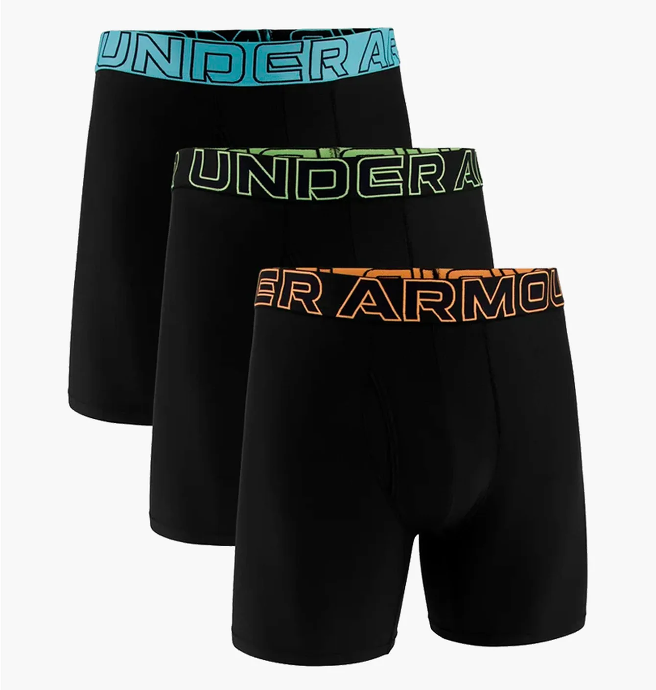Труси чоловічі Under Armour Performance Tech™ 3-Pack Boxerjock® Black 1383878-003