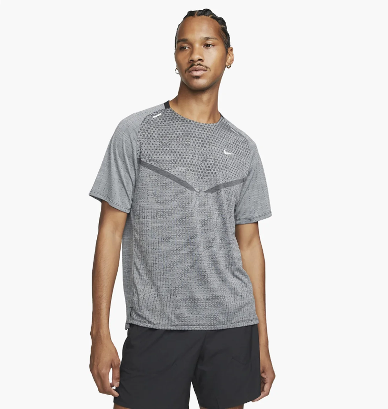 Футболка чоловіча Nike Dri-Fit Adv Techknit Ultra Grey Dm4753-010