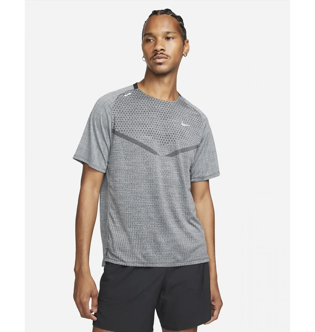 Футболка чоловіча Nike Dri-Fit Adv Techknit Ultra Grey Dm4753-010
