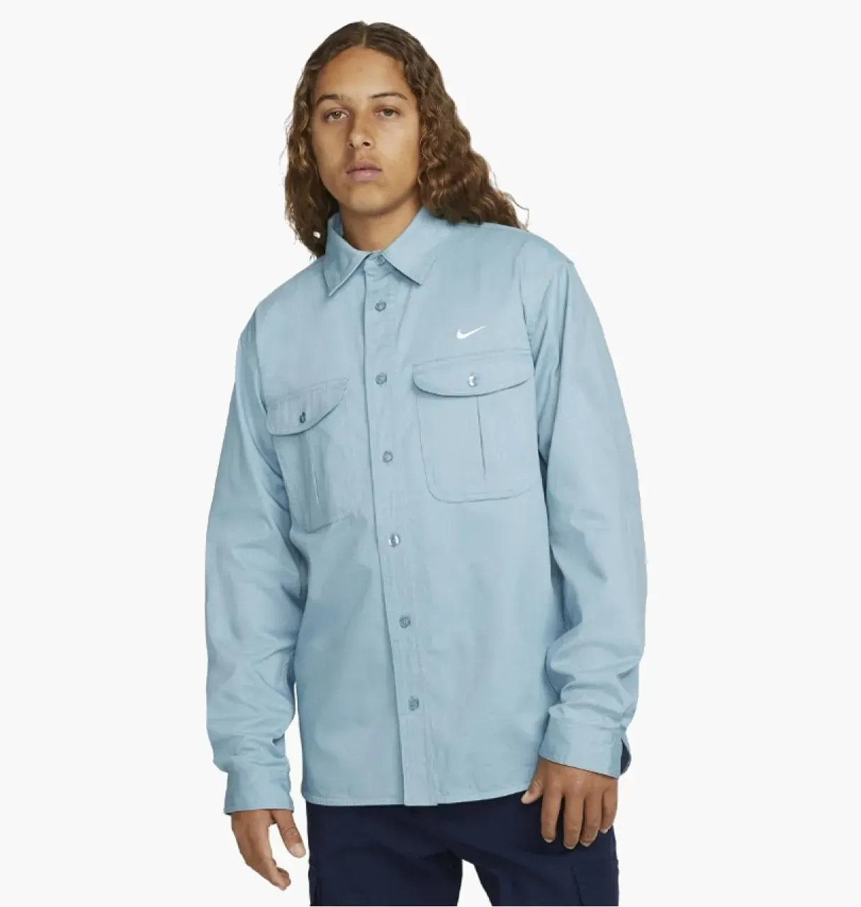 Кофта чоловіча Nike Sb Light Blue (DQ6287-494)