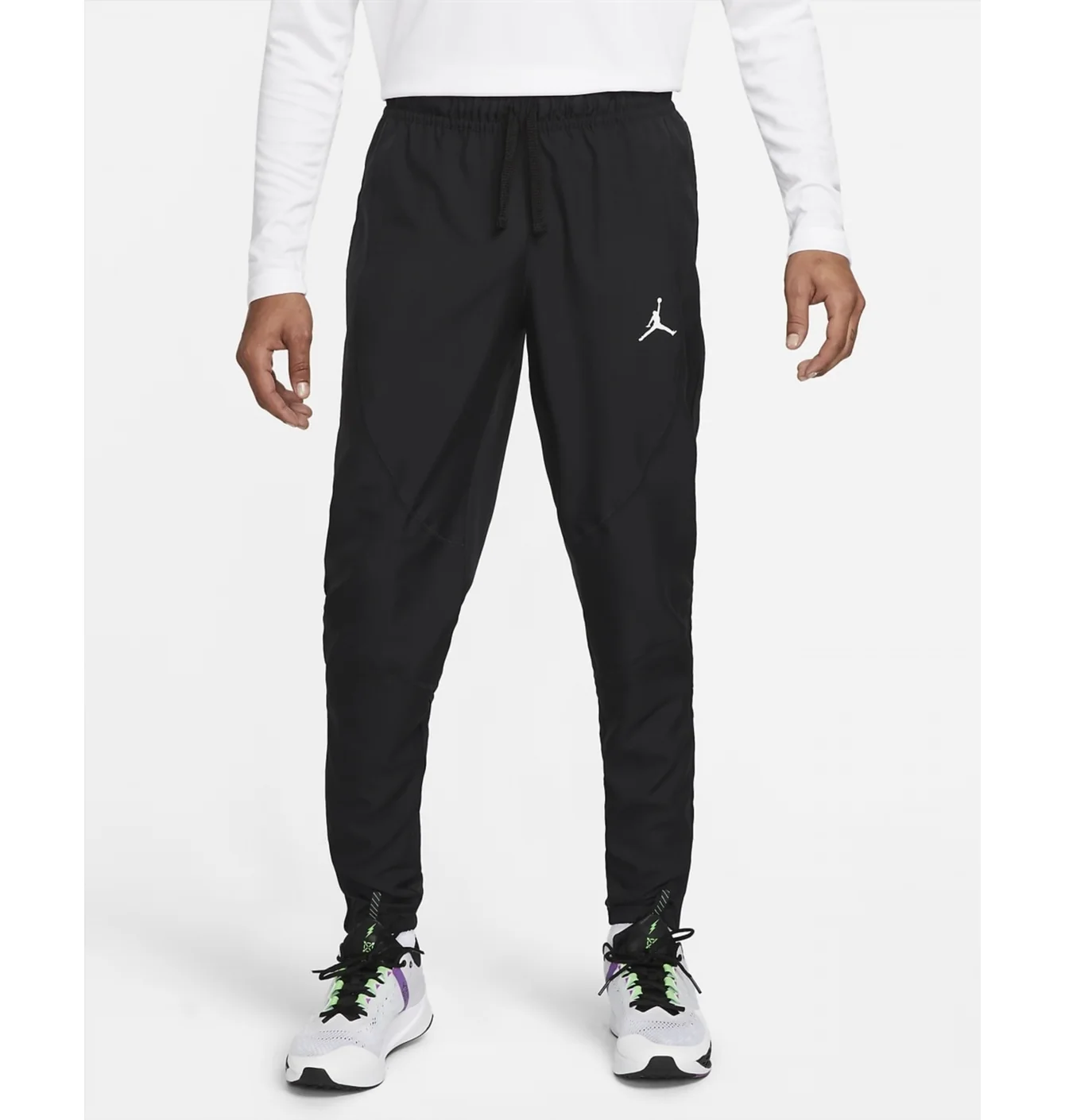 Air Jordan Mens Woven Pants Black