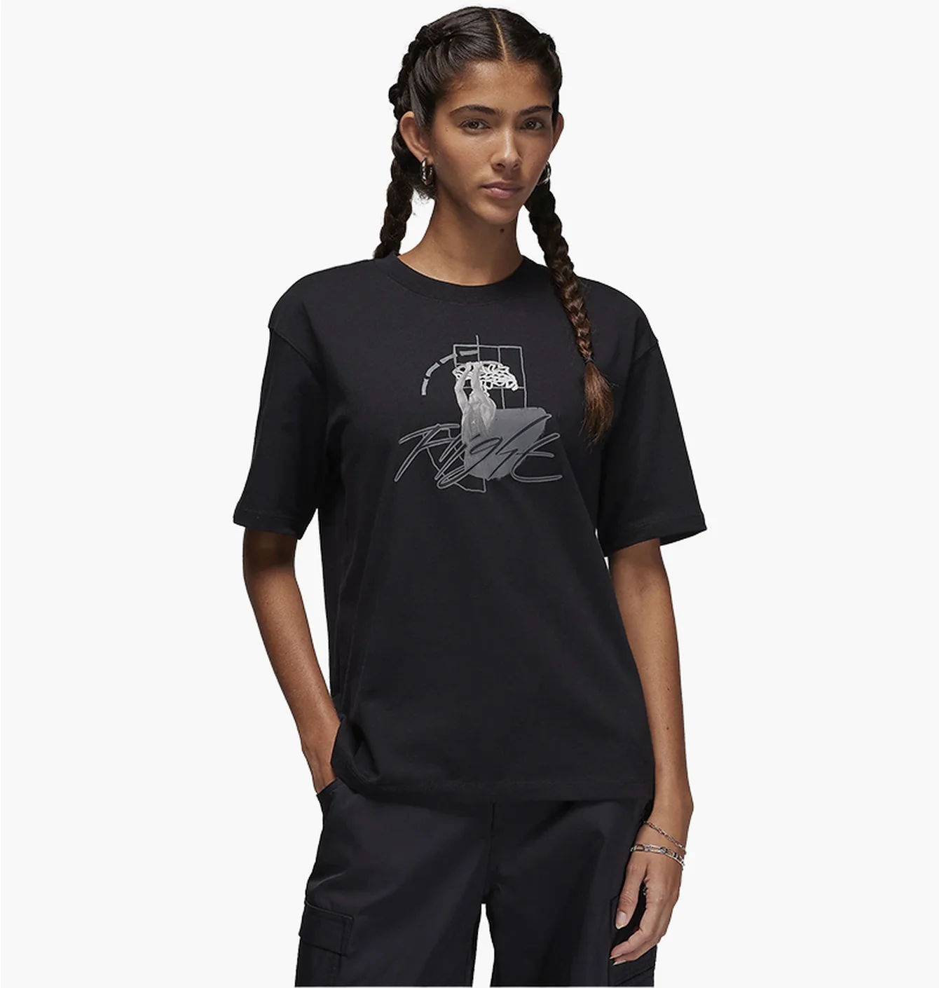 Футболка жіноча Air Jordan Graphic T-Shirt Black FD7244-010