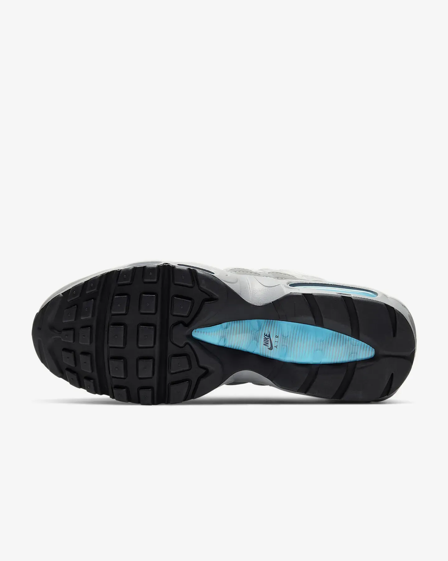 Кроссовки Nike Air Max 95 Retro Logo Grey Aqua