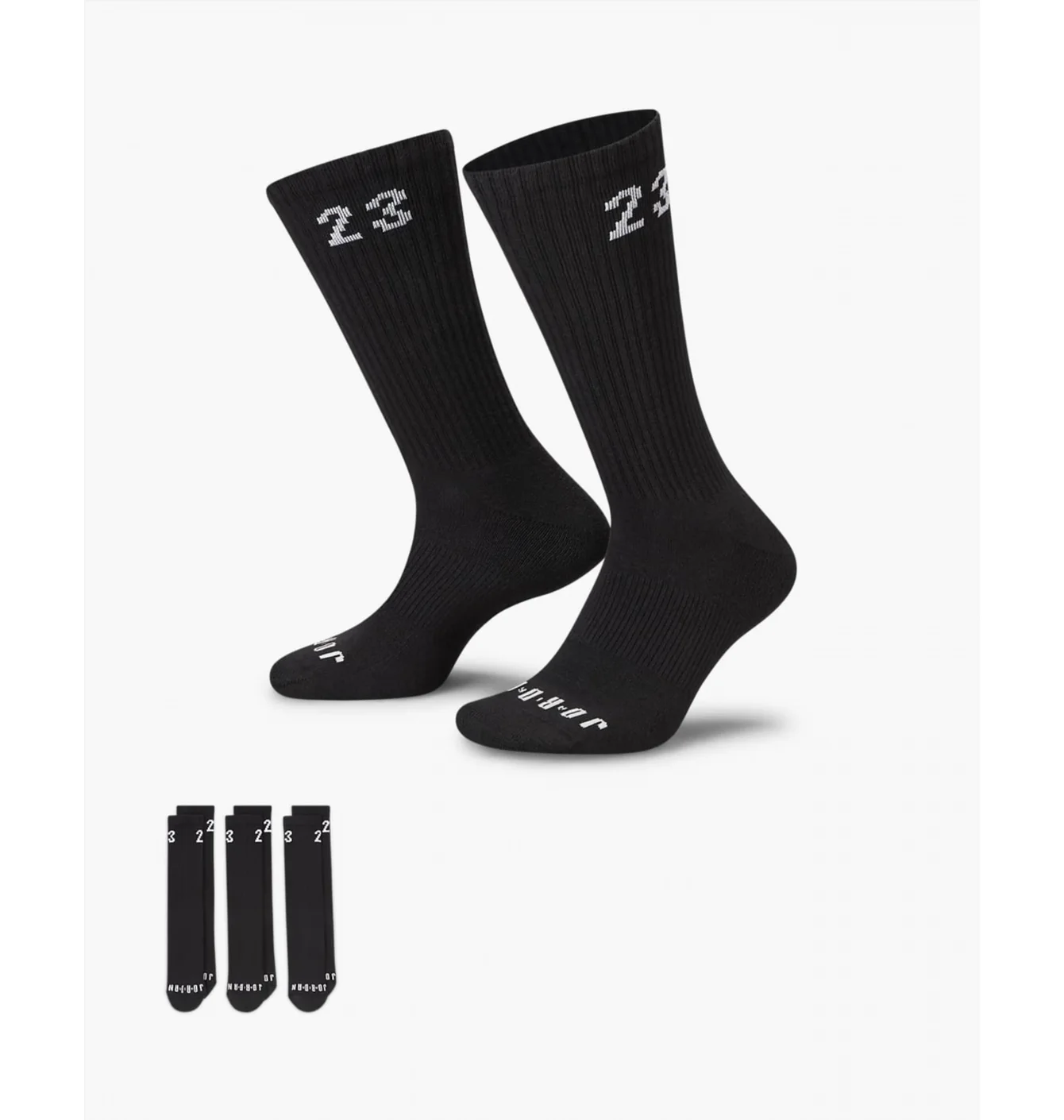 Носки Air Jordan U Essential Crew (3 пари) Black