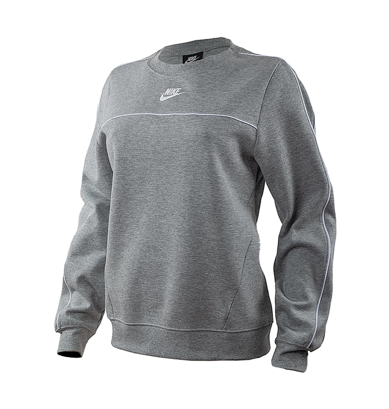 Кофта Nike сіра по середині полоска