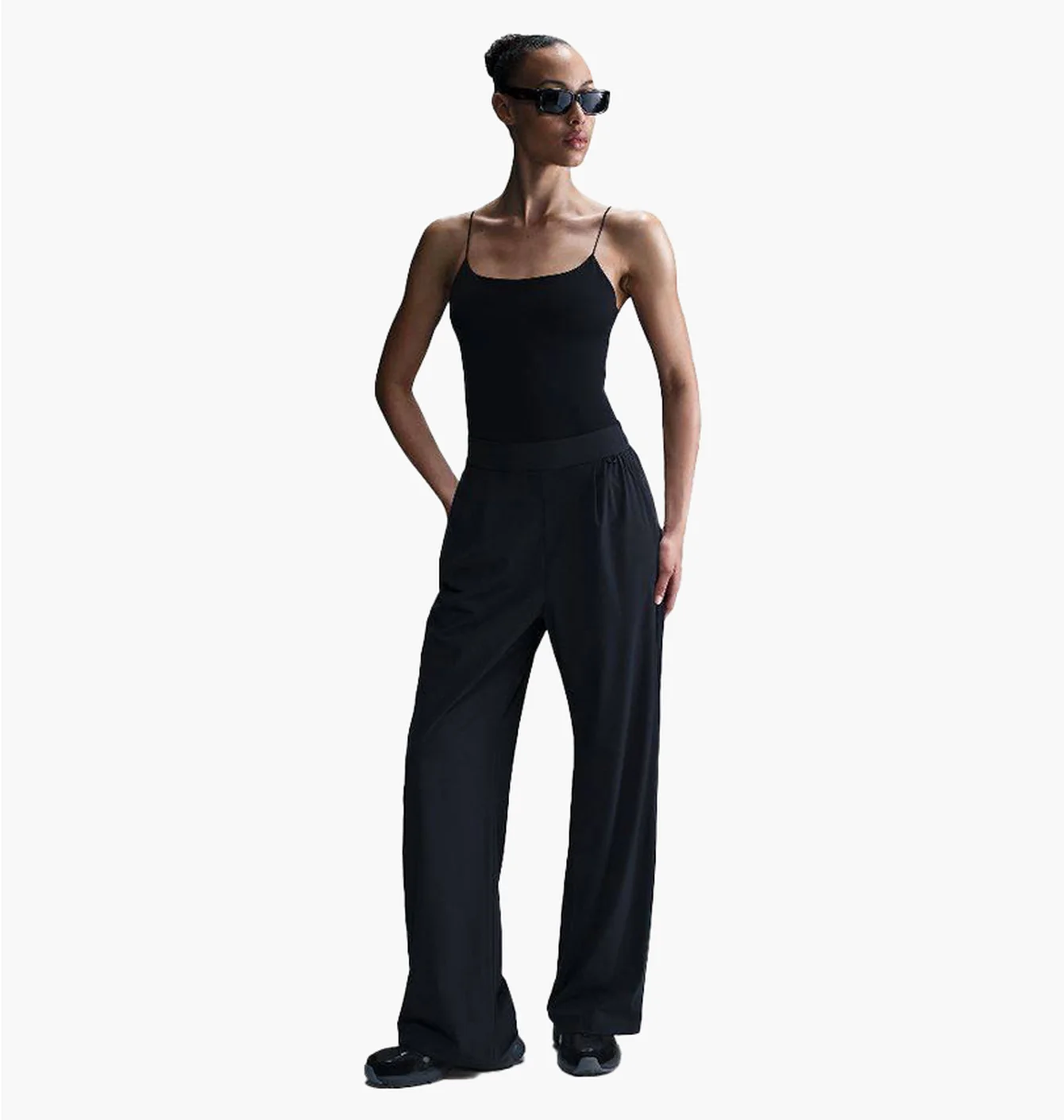 Штани жіночі Nike 24.7 Perfect Stretch WomenS Dri- F I T High- Waisted Loose Wide- Leg Pants Black HM8389-010
