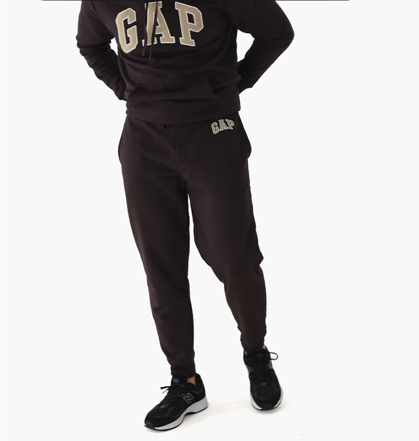 Штани чоловічі Gap Logo Fleece Pants turkish coffee 221236531