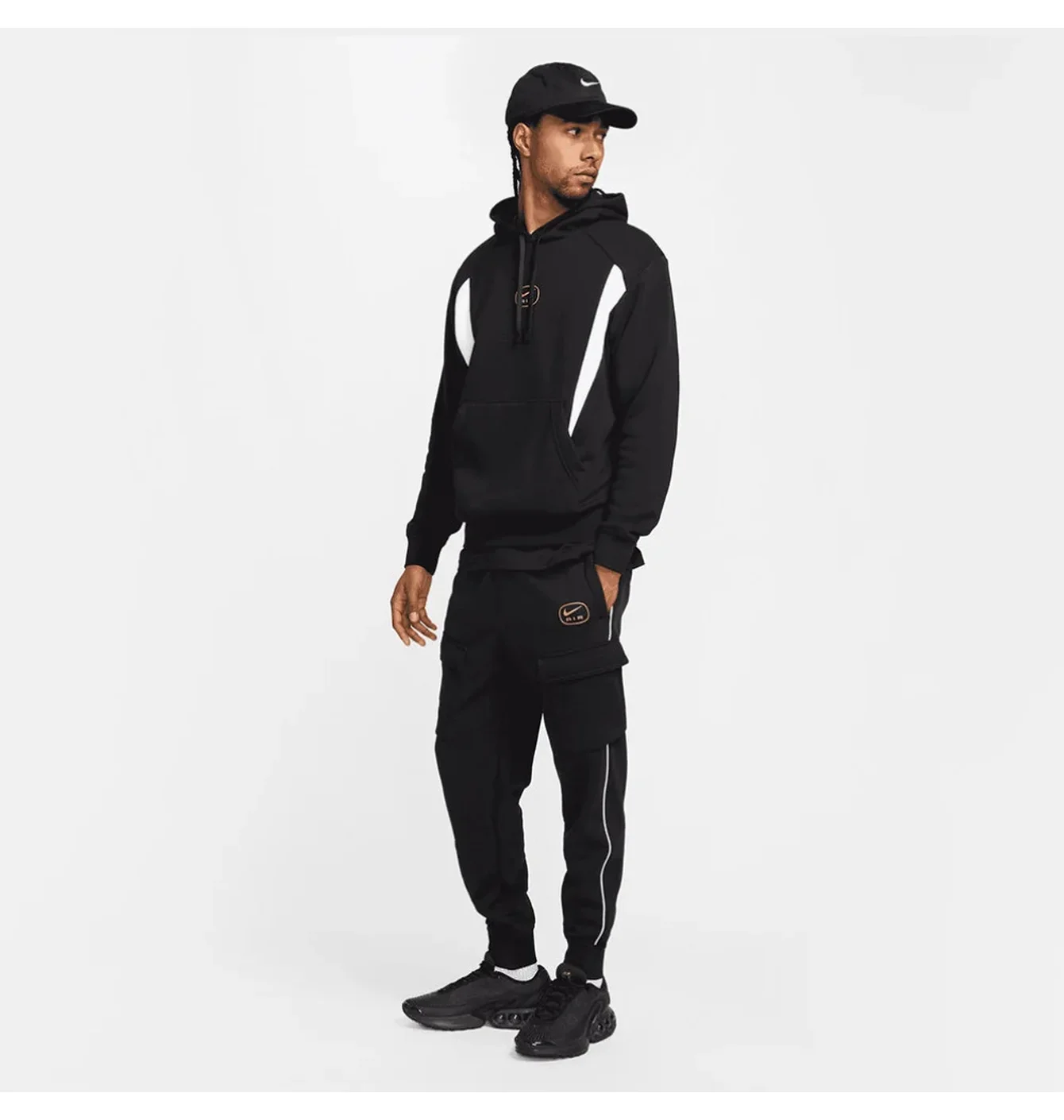 Штани чоловічі Nike Sw Air Cargo Pant Flc Black HM0180-010
