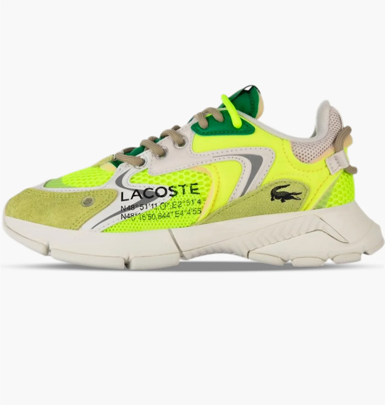 Lacoste L003 Neo Yellow Off Wht