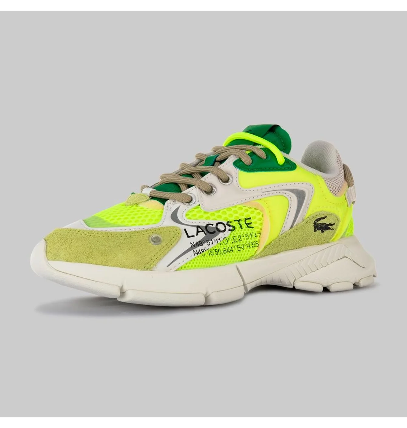 Lacoste L003 Neo Yellow Off Wht