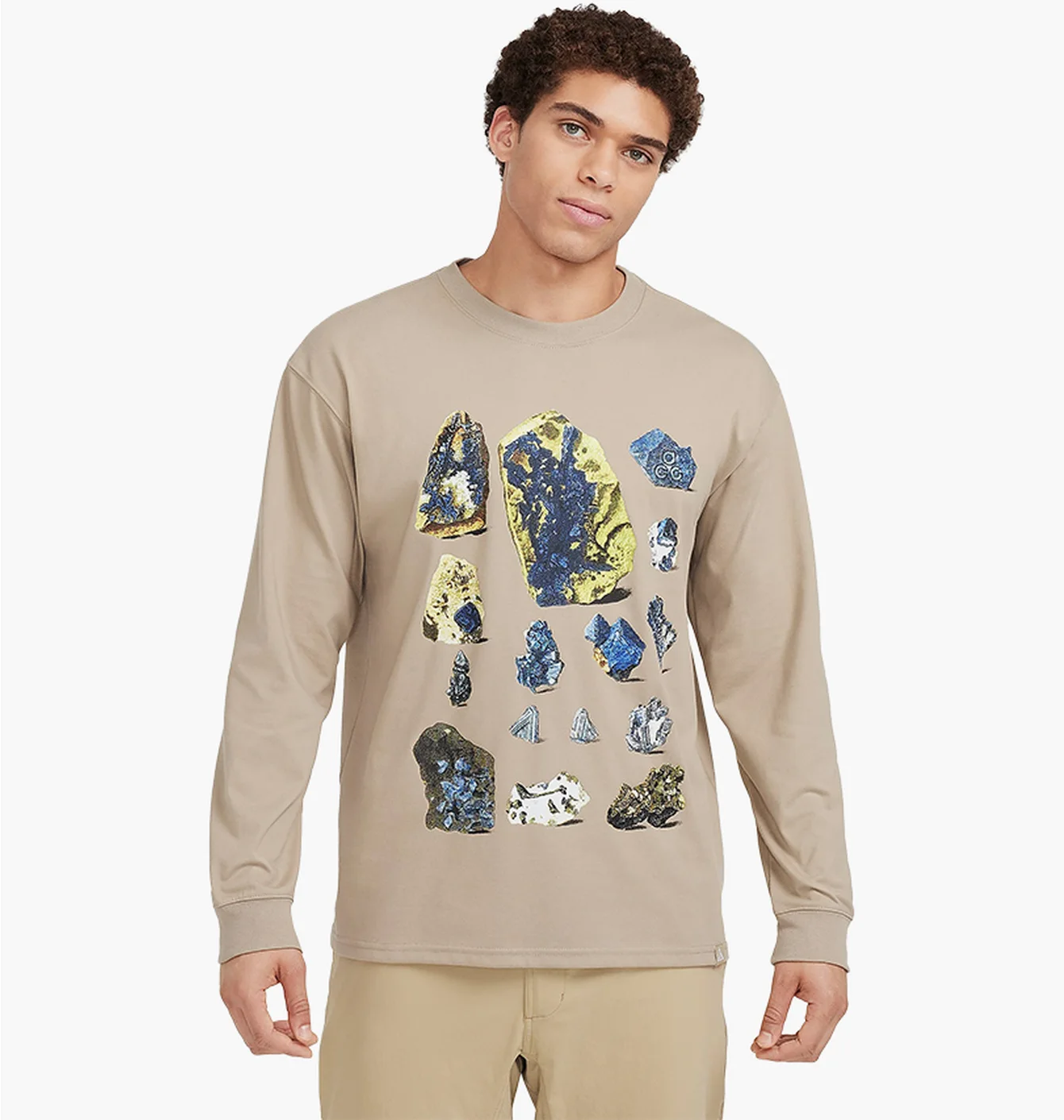 Лонгслів чоловічий Nike T-Shirt Acg Beige FZ6700-247