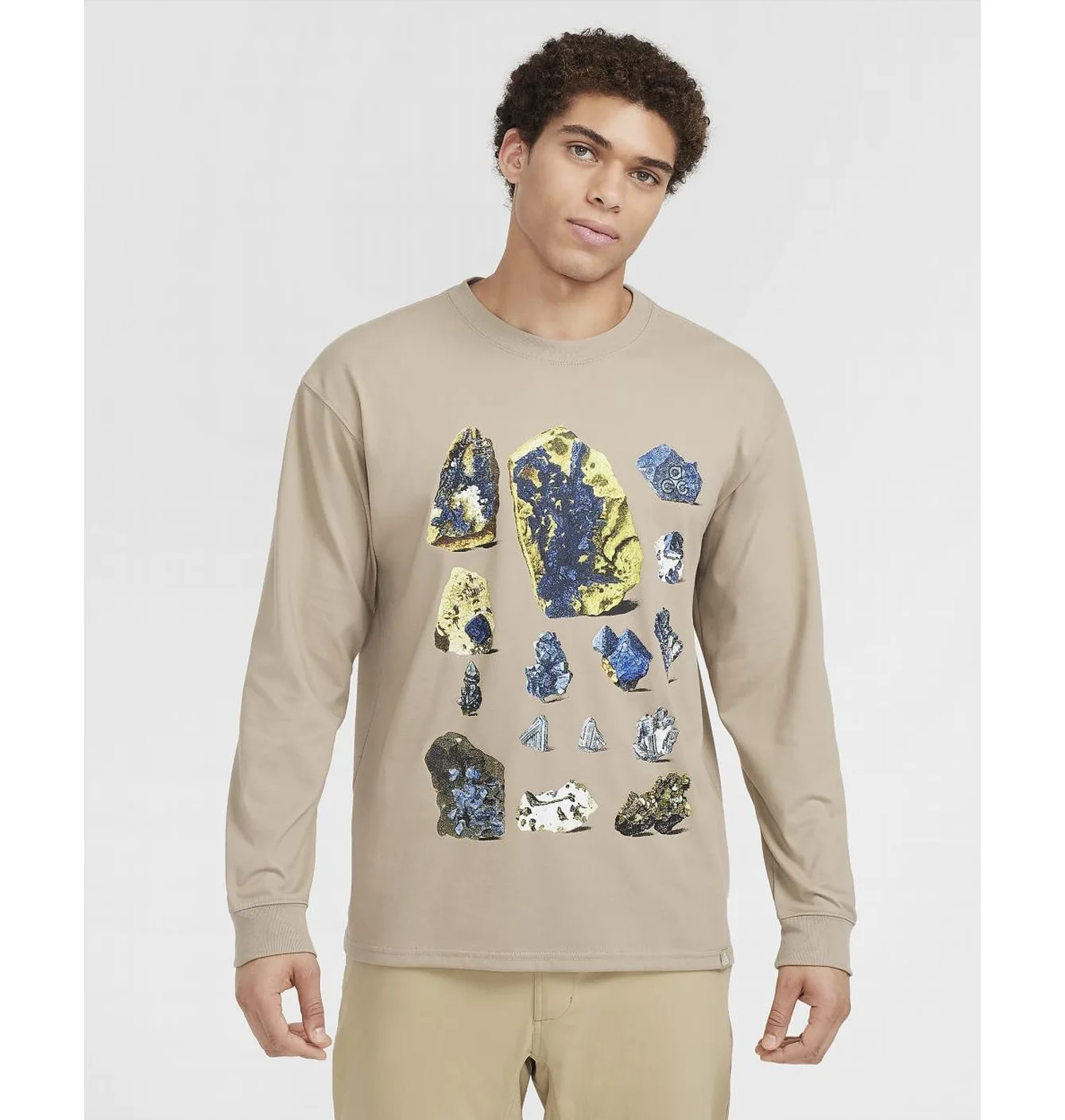 Лонгслів чоловічий Nike T-Shirt Acg Beige FZ6700-247