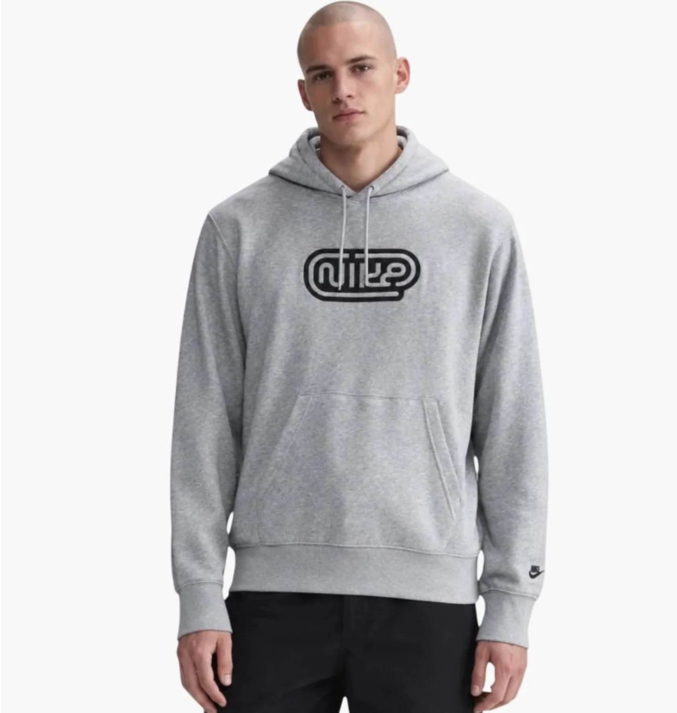 Худі чоловіче Nike Club Grey HJ2506-063
