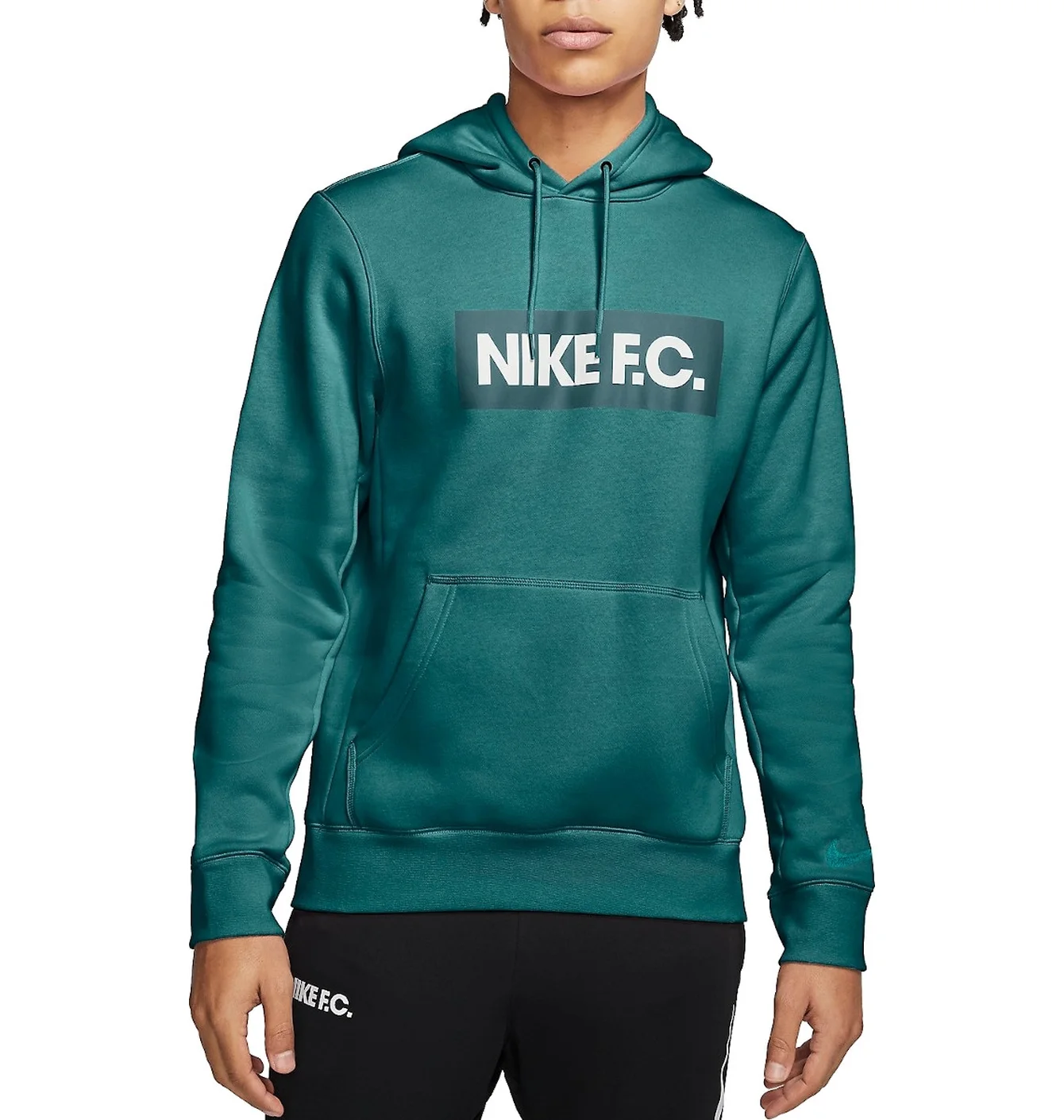 Худі чоловіче Nike Hooded Sweatshirt M Nk Fc Essntl Flc Hoodie Po Turquoise CT2011-300