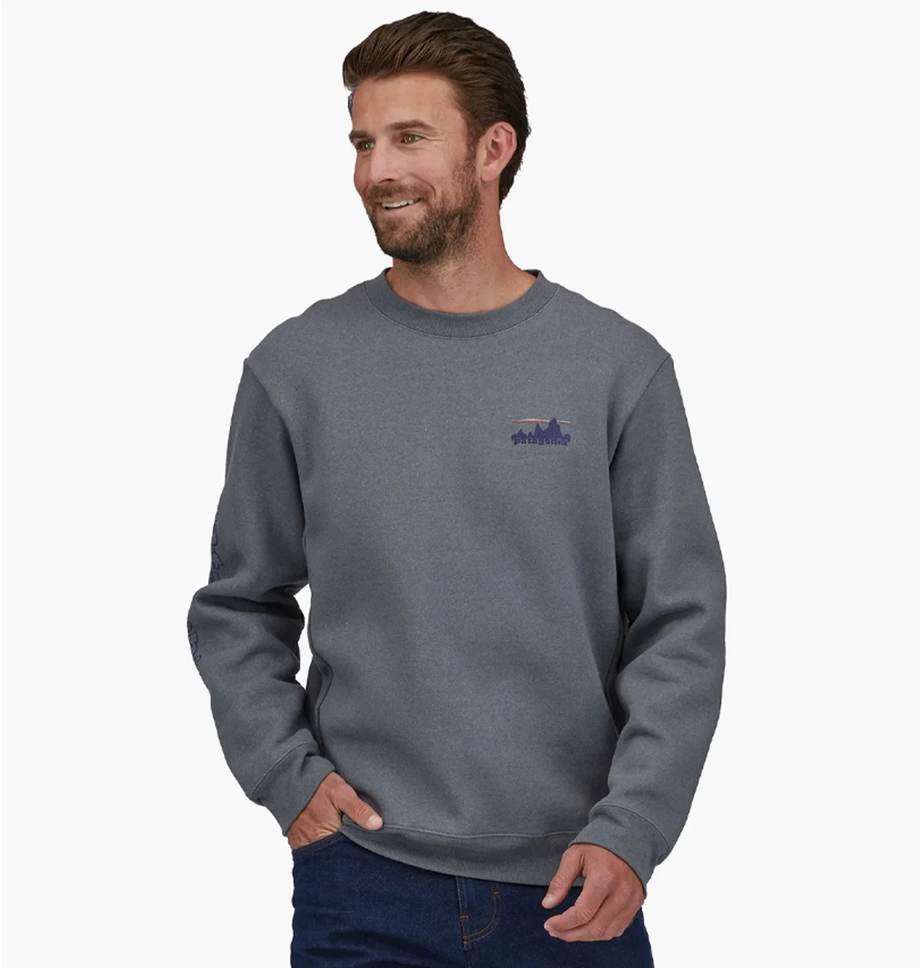Patagonia  73 Skyline Uprisal Crew Sweatshirt  Plume Grey