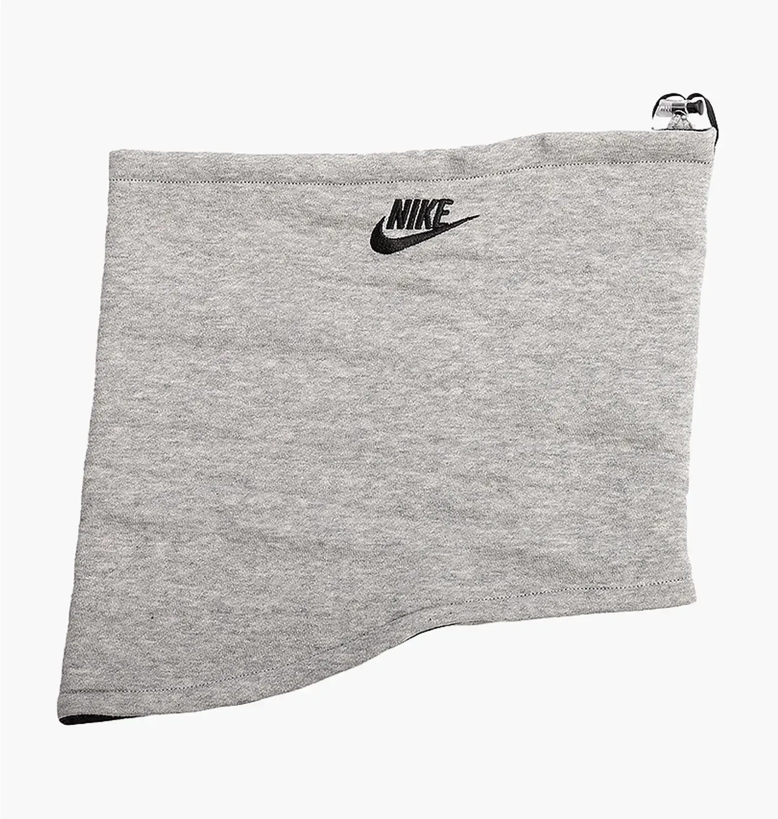 БАФ NIKE NECKWARMER REVERSIBLE CLUB FLEECE DK GREY HEATHER/BLACK/WHITE OSFM