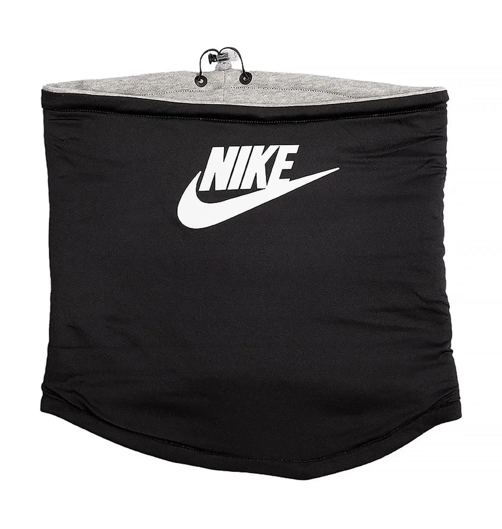 БАФ NIKE NECKWARMER REVERSIBLE CLUB FLEECE DK GREY HEATHER/BLACK/WHITE OSFM