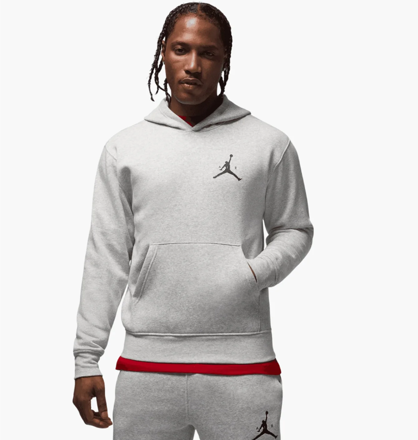 Худі Air Jordan Fleece (сіре)