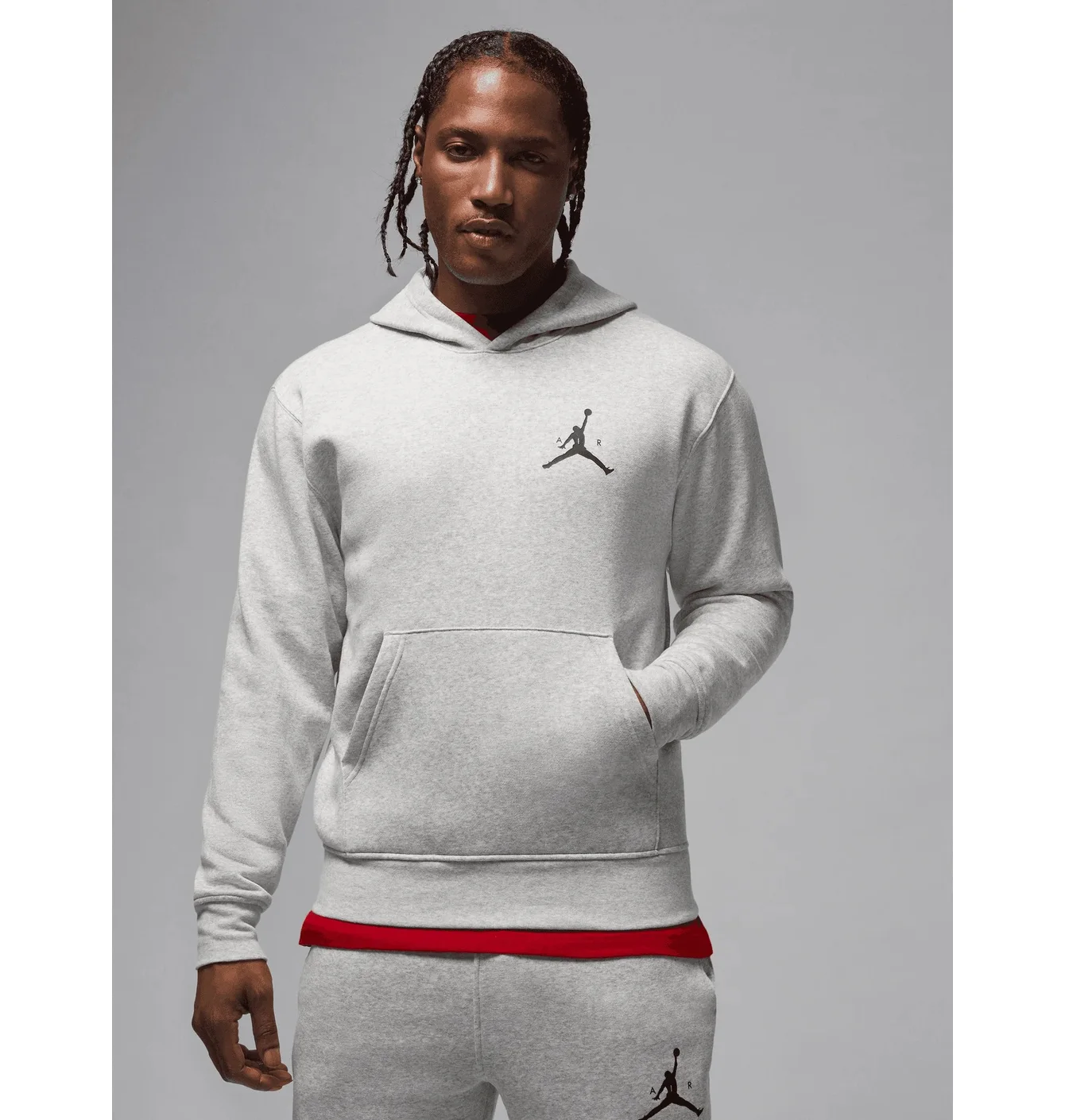 Худі Air Jordan Fleece (сіре)