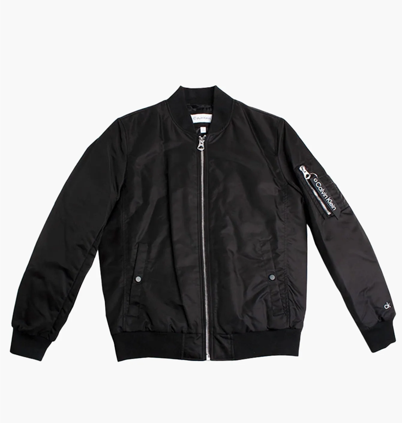 Куртка чоловіча Calvin Klein MenS Classic Ma-1 Nylon Bomber Jacket Black CM154122-TN0