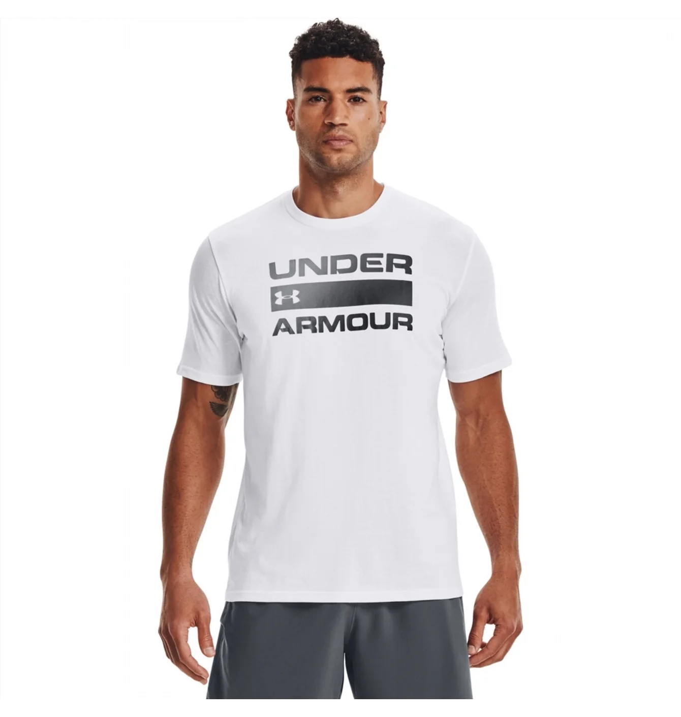 Футболка чоловіча Under Armour Team Issue Wordmark Ss White 1329582-100
