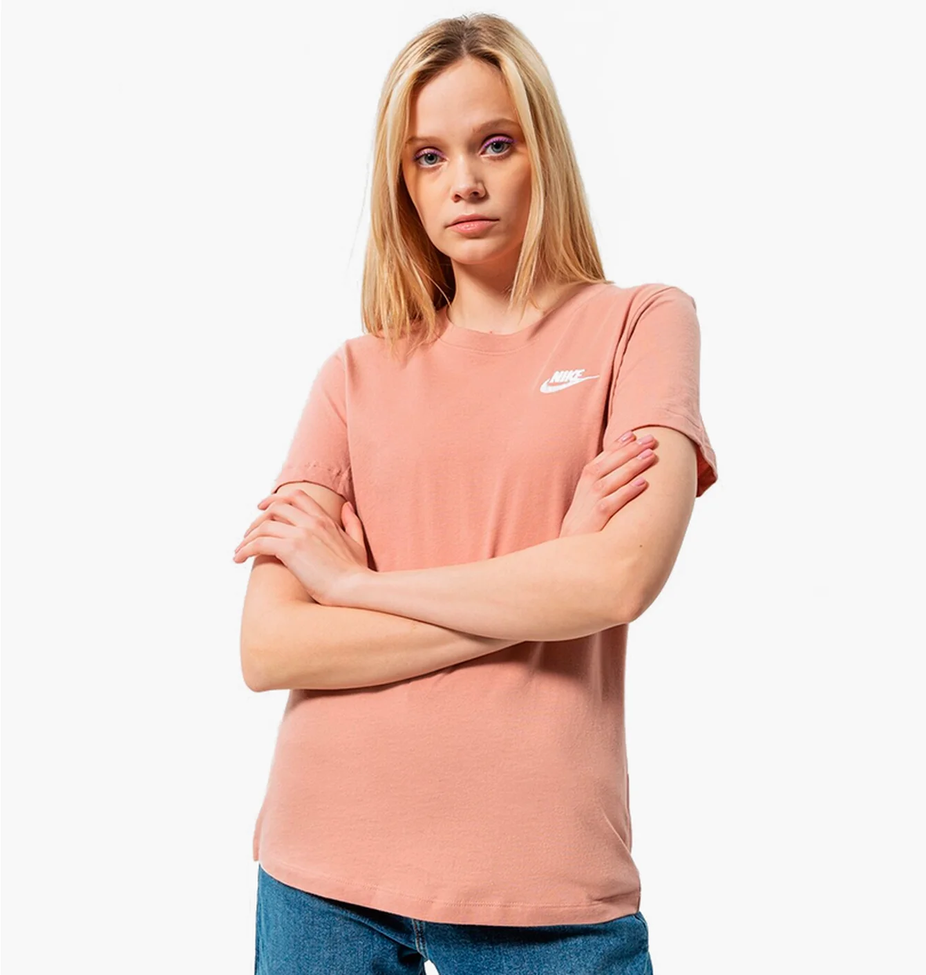 Футболка жіноча Nike T-Shirt W Nsw Club Pink DN2393-609