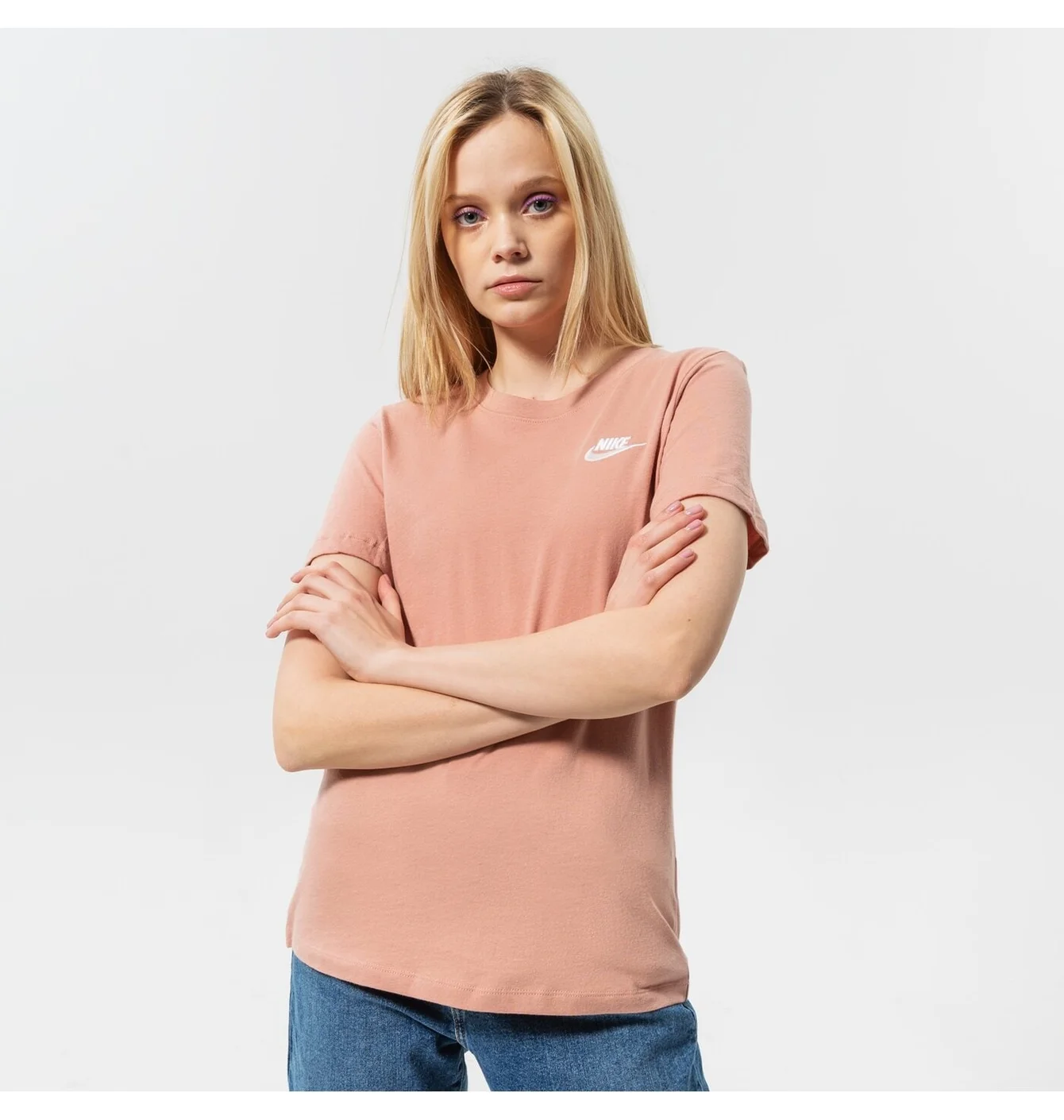 Футболка жіноча Nike T-Shirt W Nsw Club Pink DN2393-609