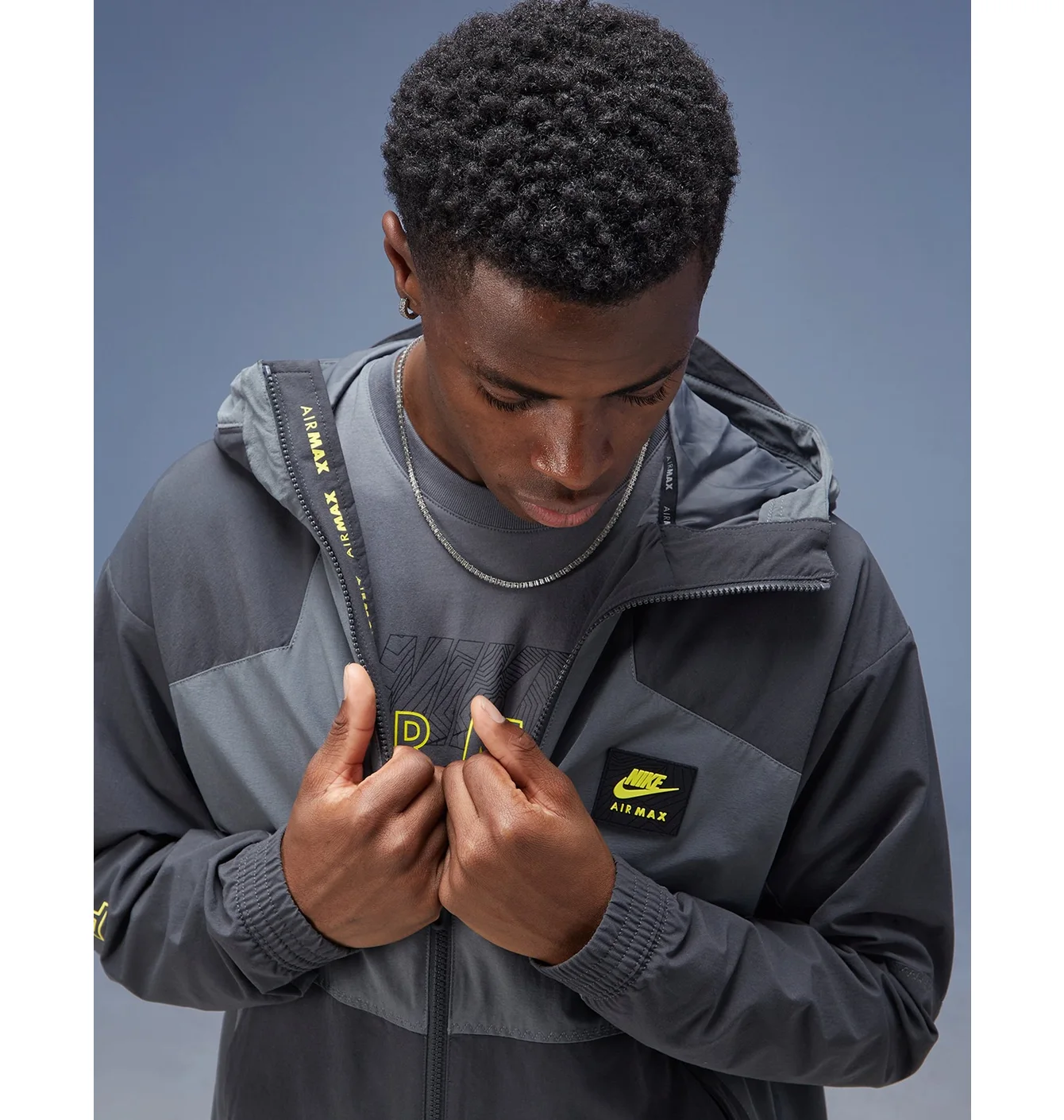 Куртка чоловіча Nike M Nsw Air Max Wvn Jacket Grey FV5595-068