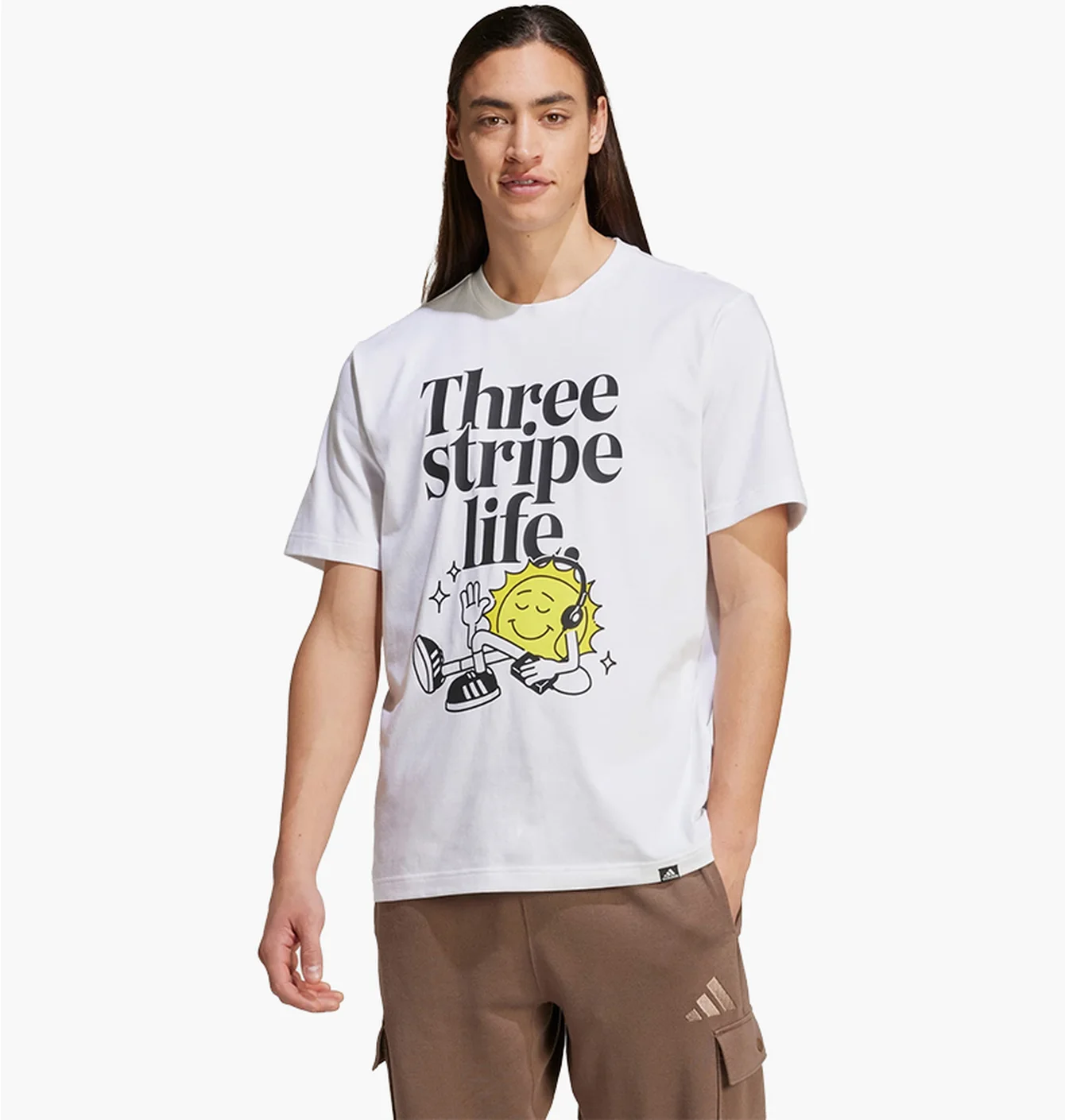 Футболка чоловіча Adidas Positivity Graphic White IY0727