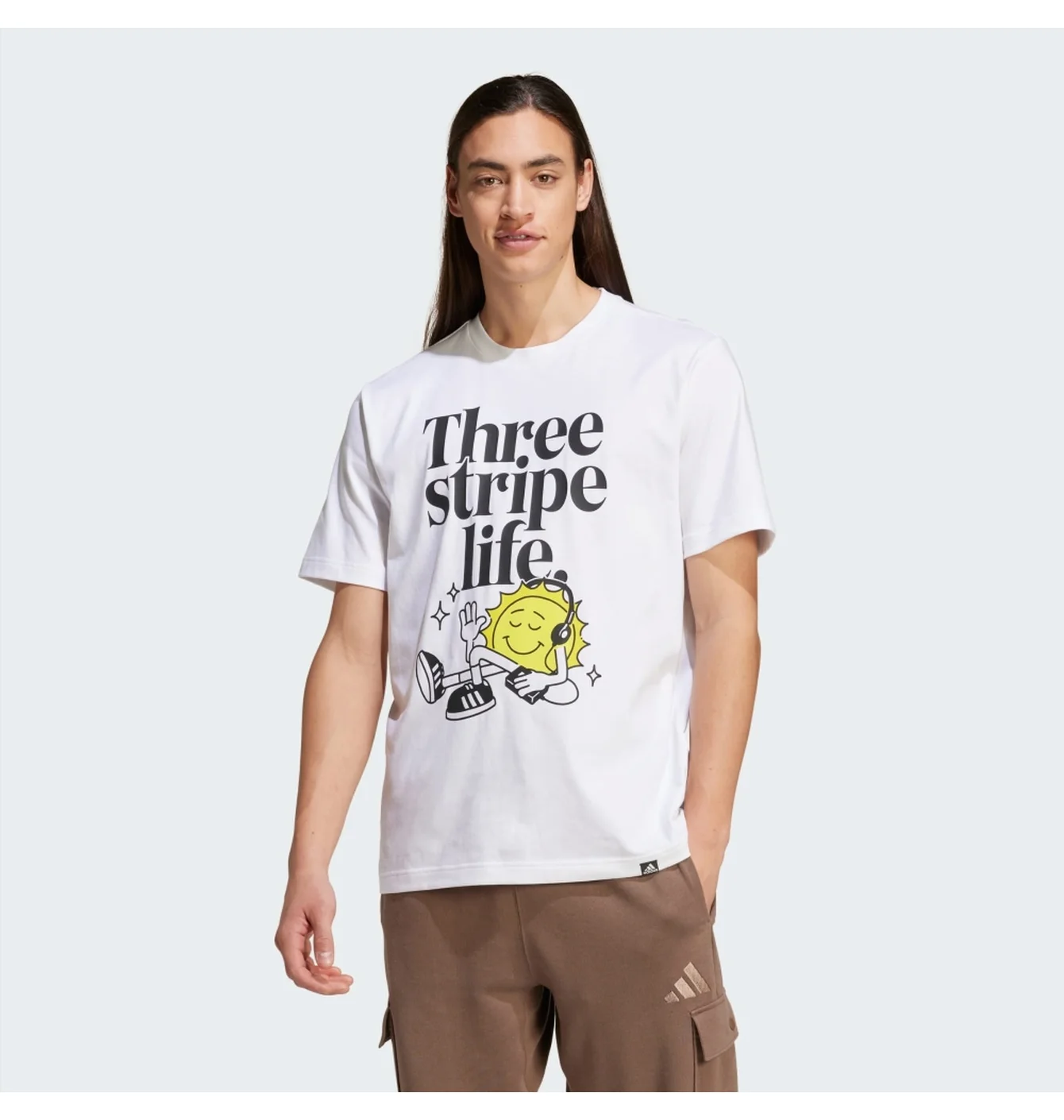 Футболка чоловіча Adidas Positivity Graphic White IY0727
