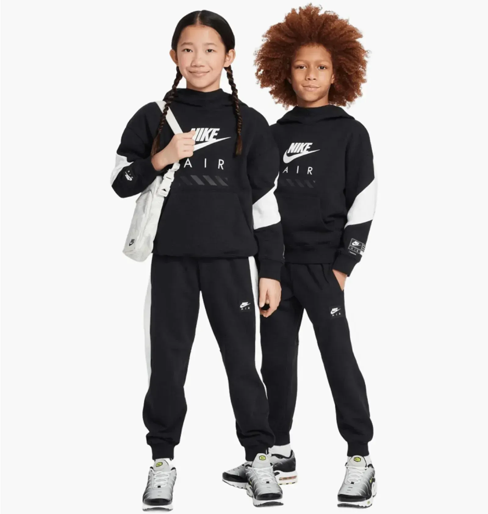 Спортивний костюм дитячий Nike Air Fleece Black (HV1219-010__HF8811-010)