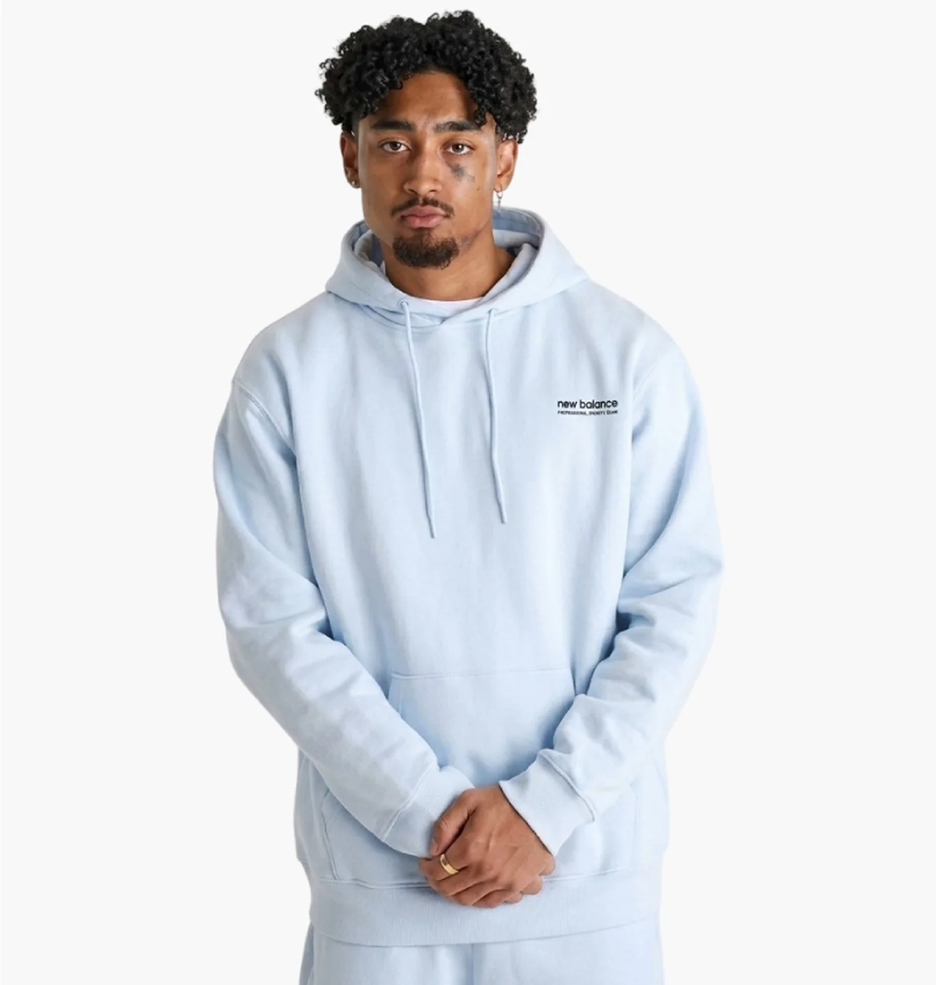Худі чоловіче New Balance Apc Light Blue MT54321