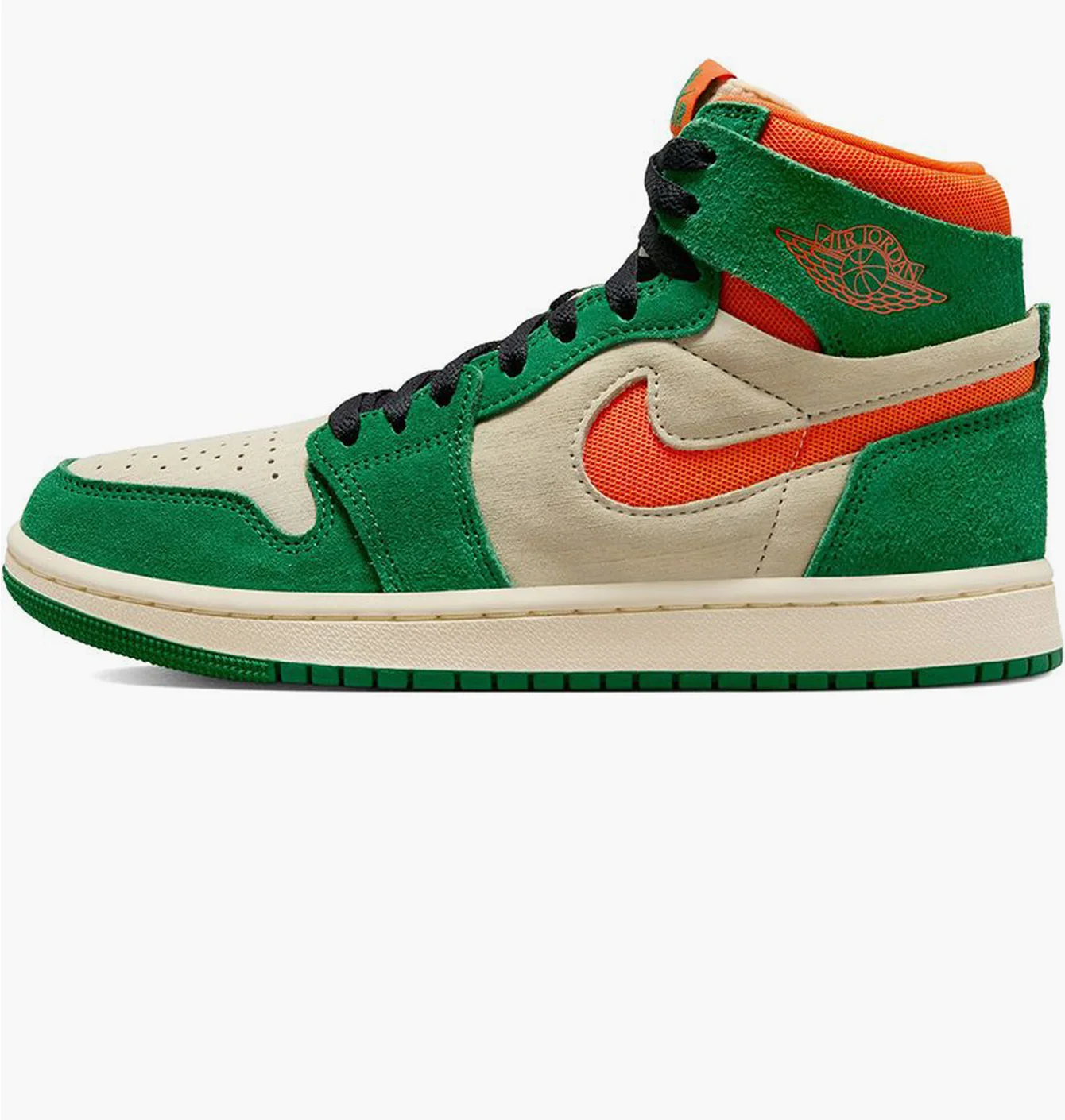 Air Jordan 1 Zoom Cmft 2 Shoes Beige/Green