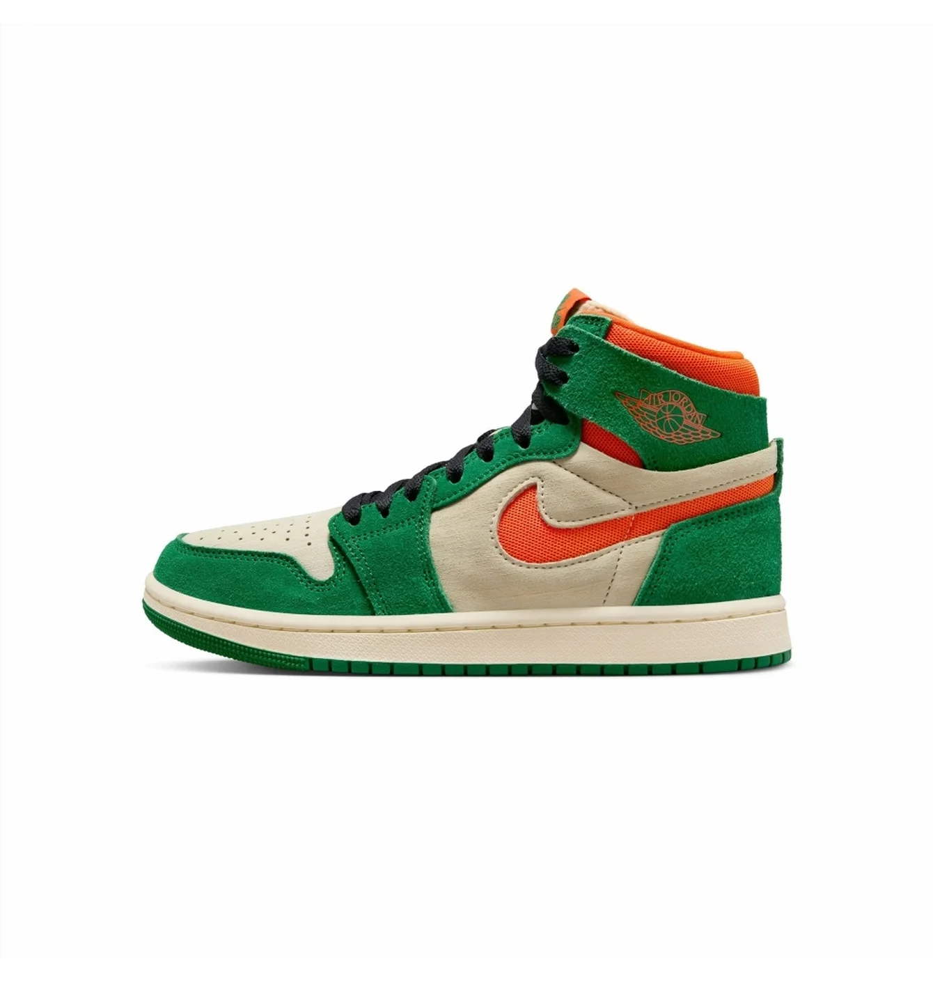 Air Jordan 1 Zoom Cmft 2 Shoes Beige/Green