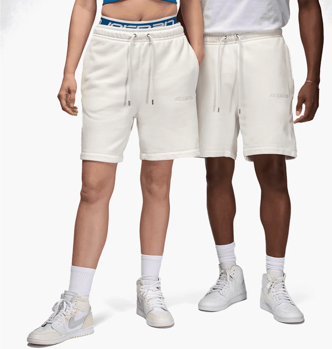 Шорти чоловічі Air Jordan Wordmark Fleece Short White FJ0700-133
