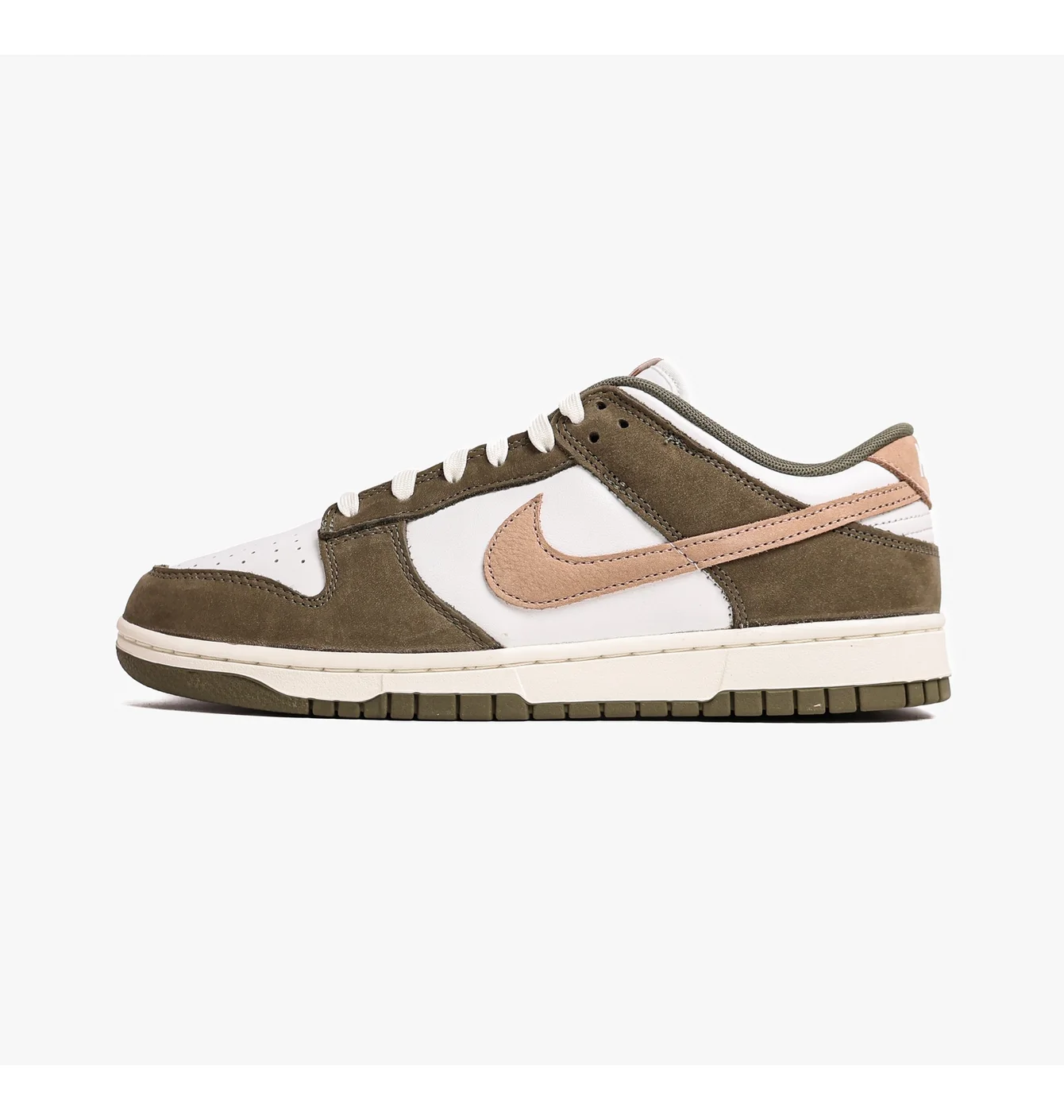 Dunk Low PRM Suede and Leather Sneakers