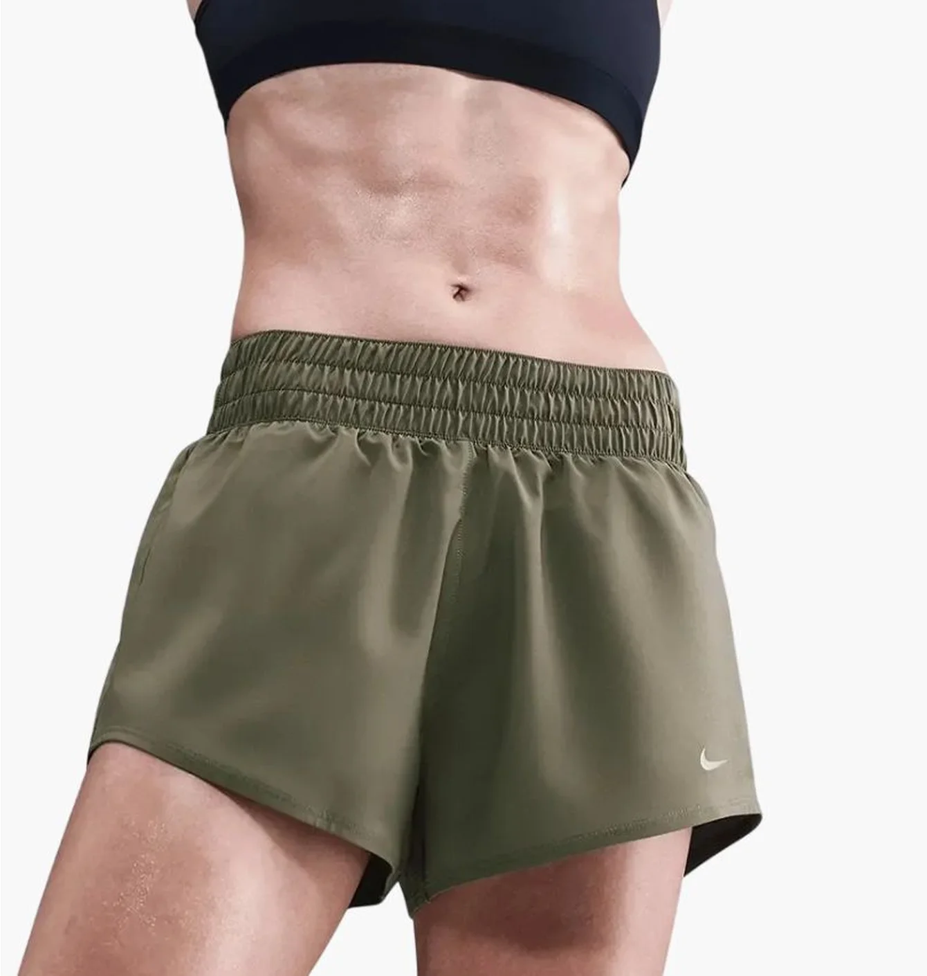 Шорти жіночі Nike Dri-Fit One Olive DX6010-222