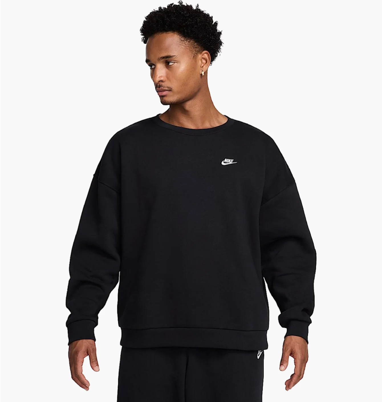 Світшот Nike NSW Club Crew Black Oversized