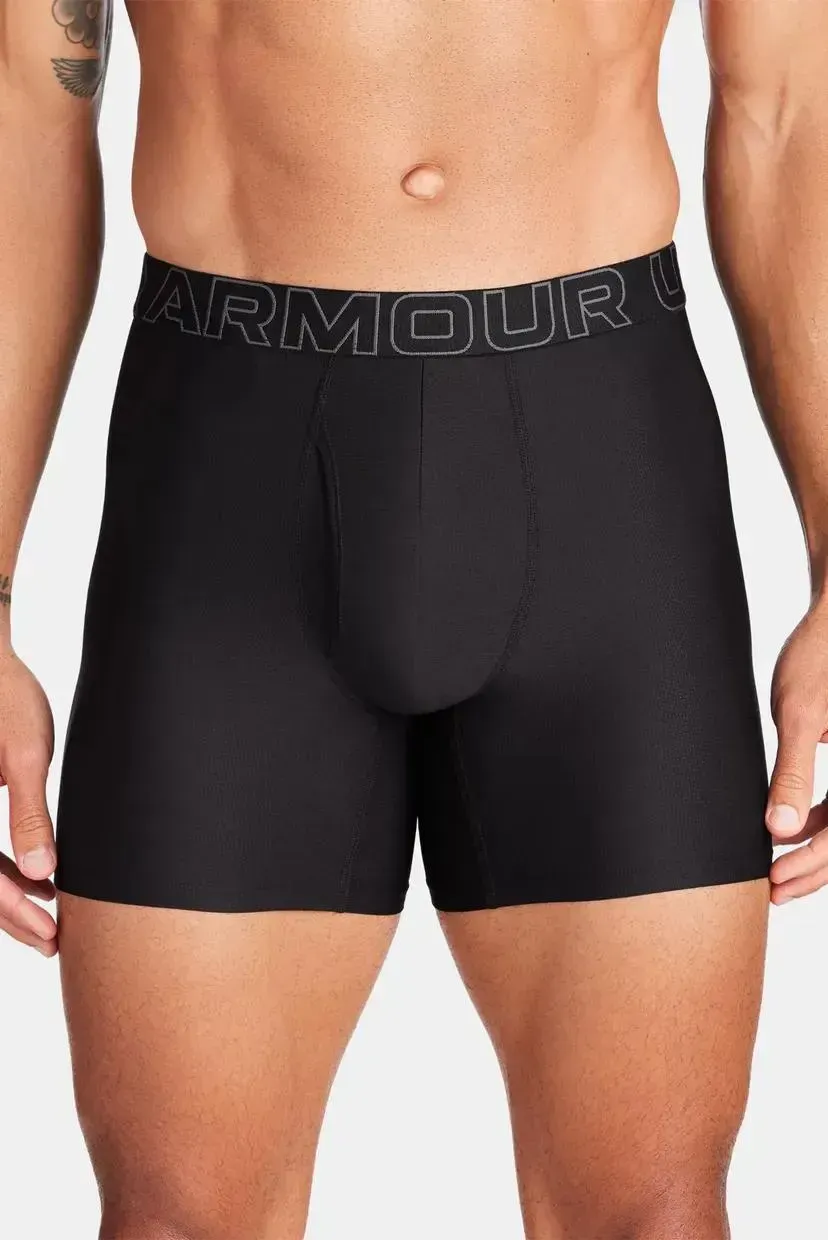 Труси-боксерки чоловічі Under Armour Performance Tech Mesh -Solid 6 3Pk (1383884-001)