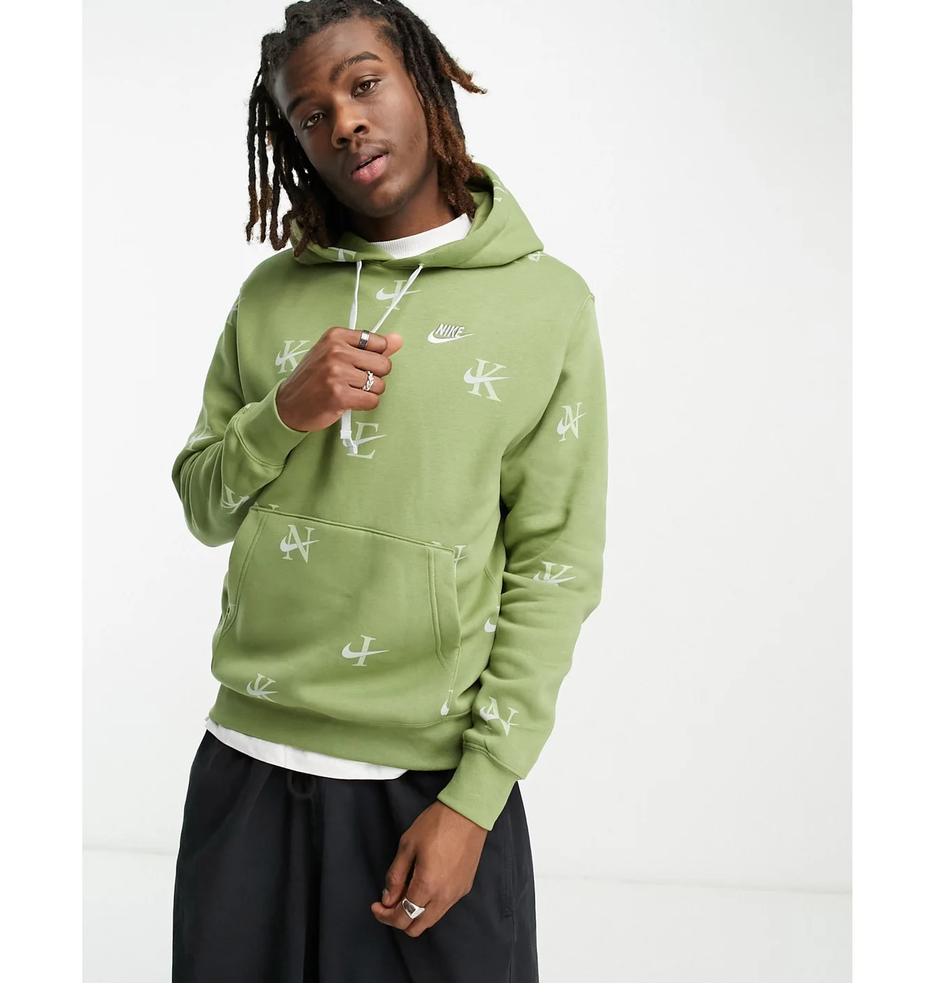 Nike Monogram print hoodie in alligator